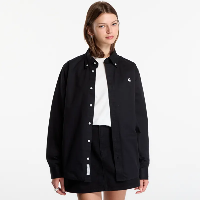 Košile Carhartt WIP L/S OG Madison Shirt UNISEX Black