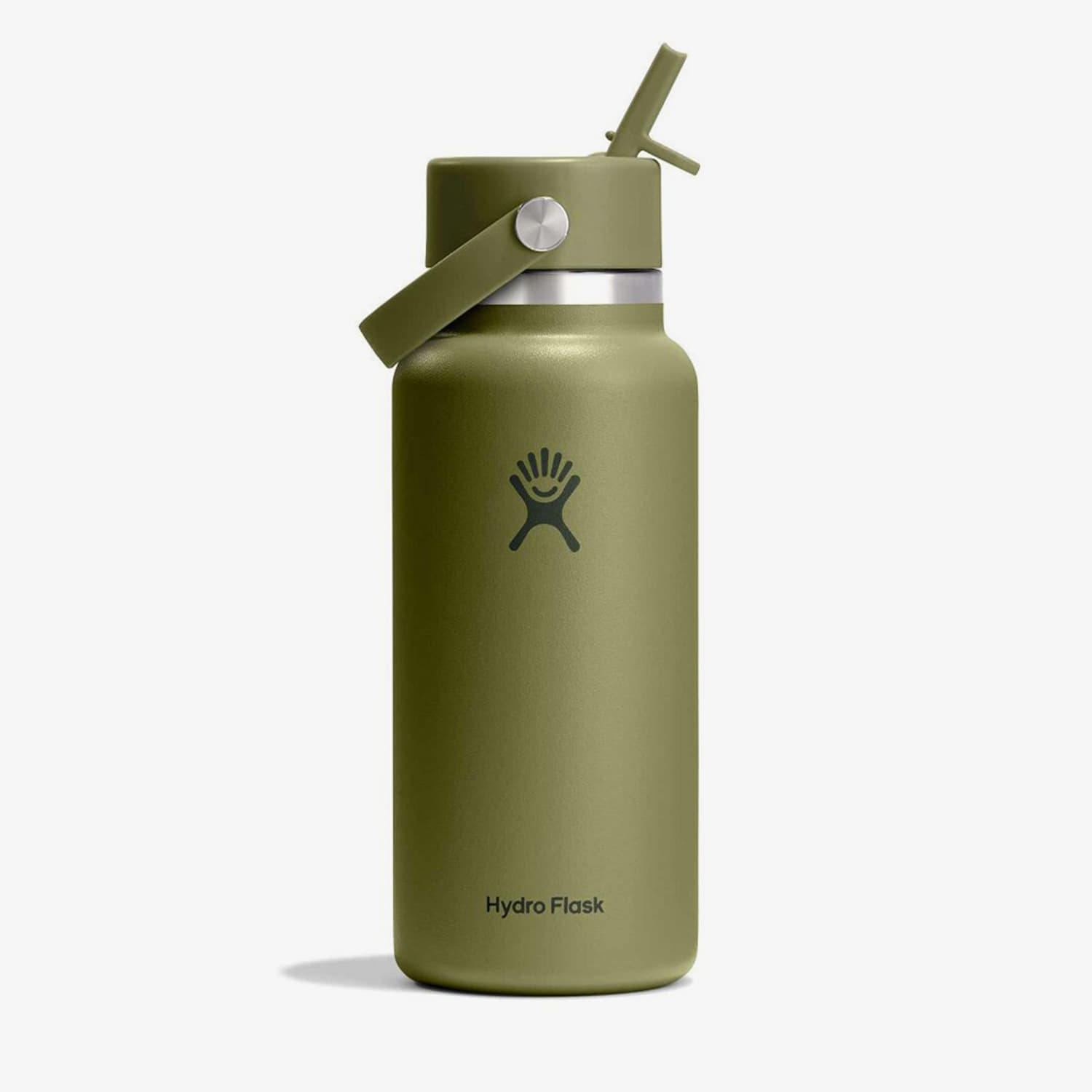 Bottiglie per bere Hydro Flask 946 ml Wide Flex Straw Cap Palmer Green