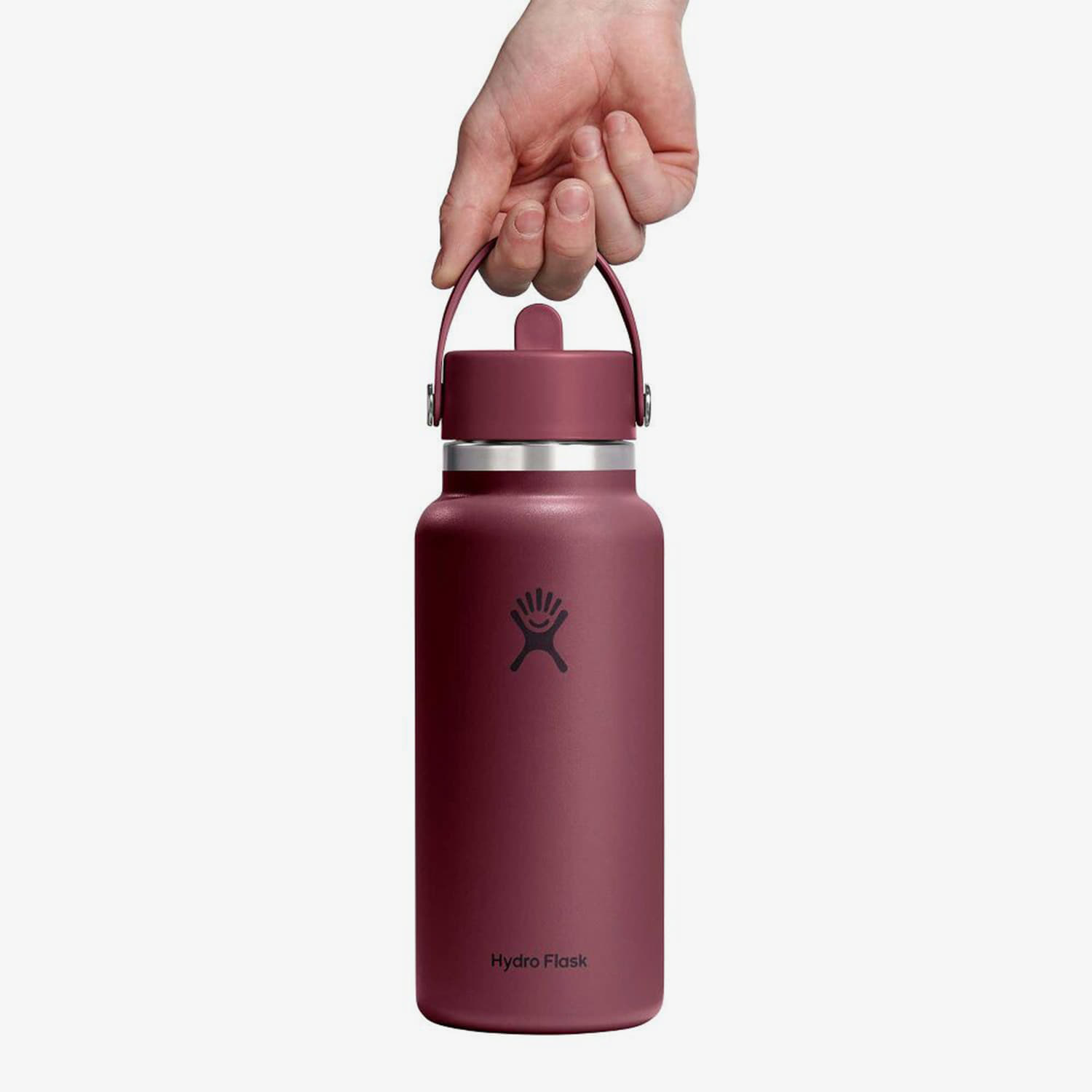 Drinkflessen Hydro Flask 946 ml Wide Flex Straw Cap Burgundy