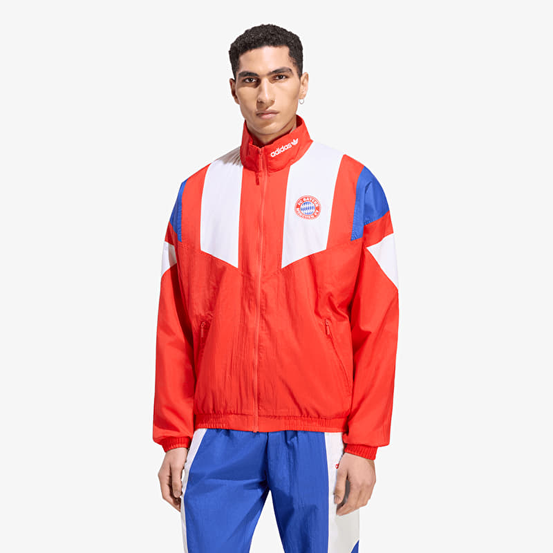adidas FC Bayern Muenchen EQT Track Top Red/ White/ Semi Lucid Blue