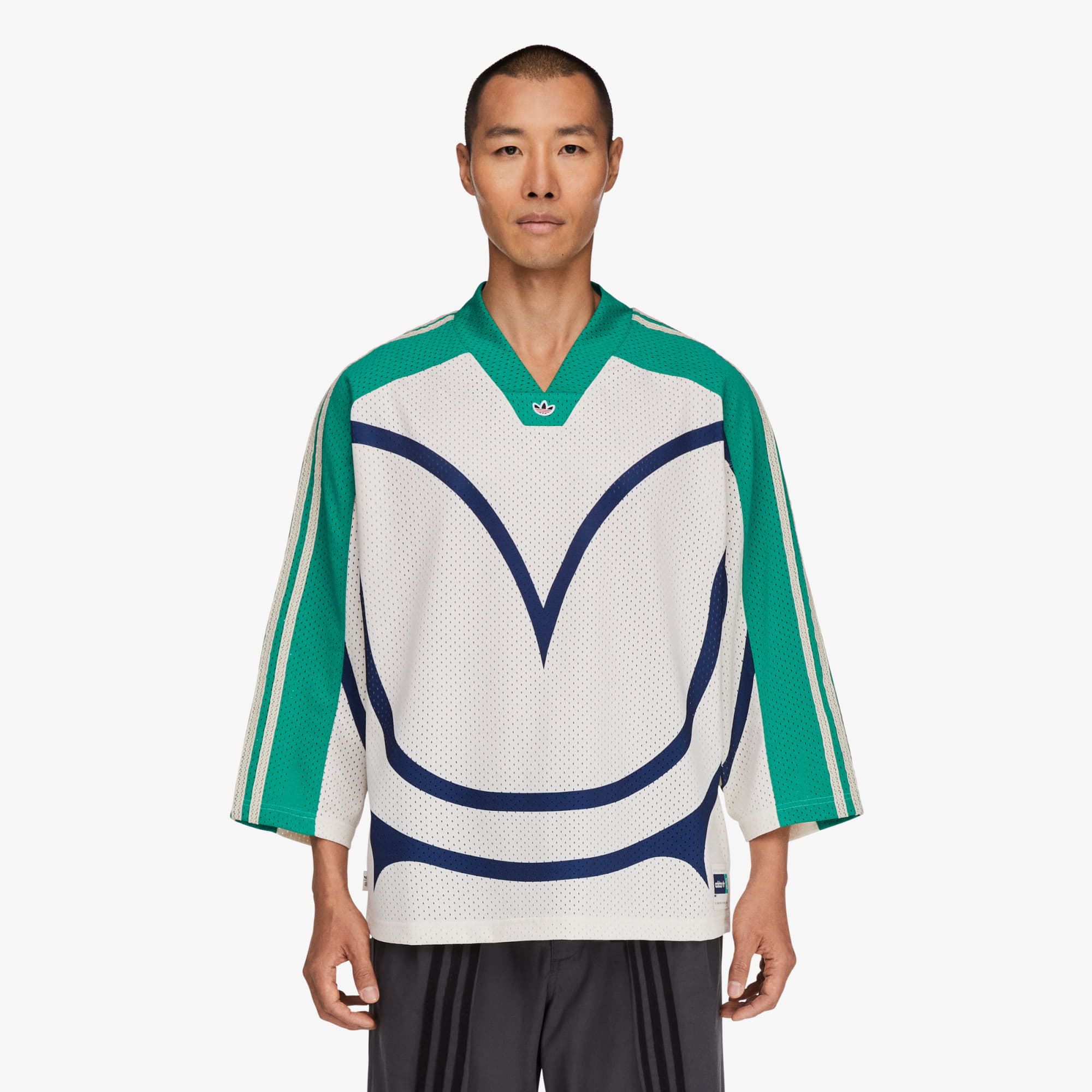 adidas Clot Hockey Jersey By Edison Chen UNISEX Wonder White M