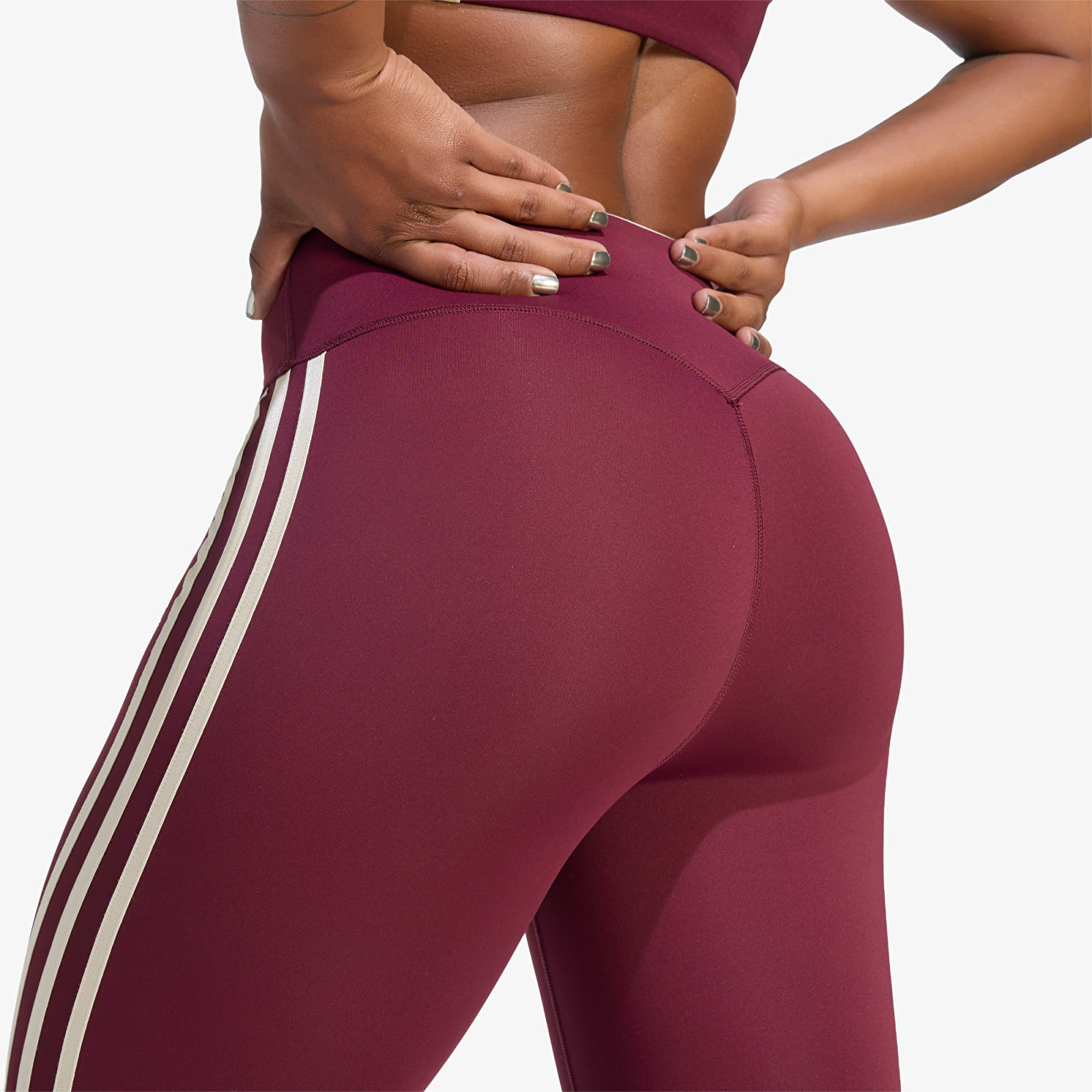 Colanți adidas Originals Sport Superstar 7/8 Leggings Maroon