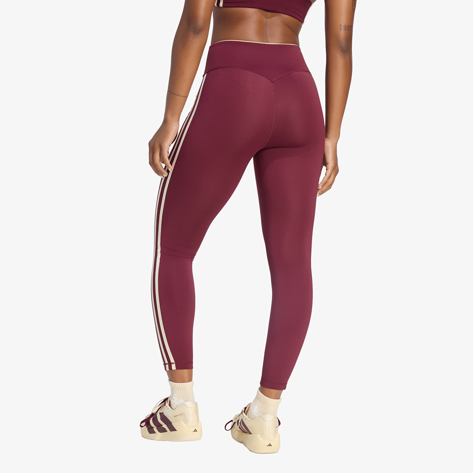 Colanți adidas Originals Sport Superstar 7/8 Leggings Maroon