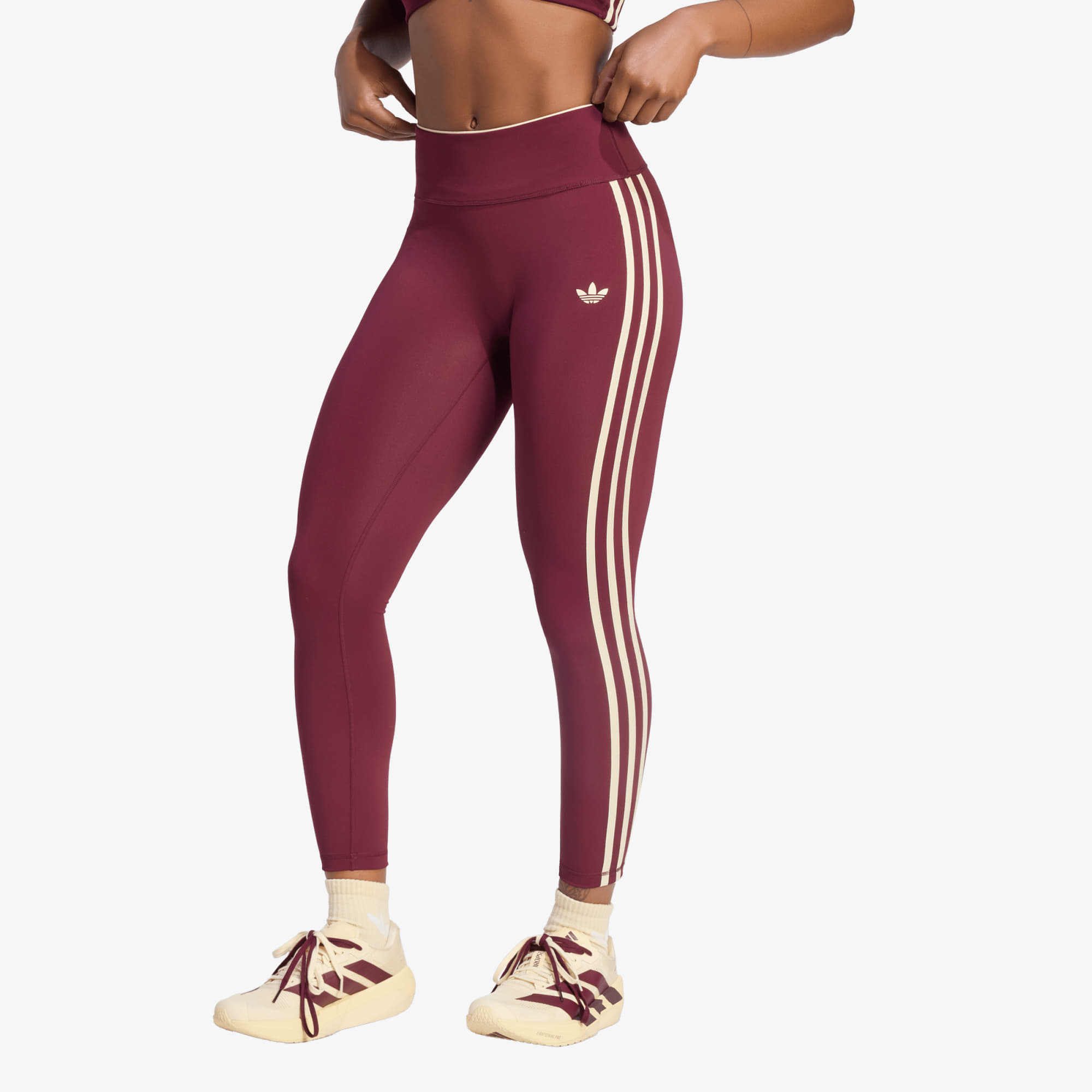 Pants adidas Originals Sport Superstar 7/8 Leggings Maroon L
