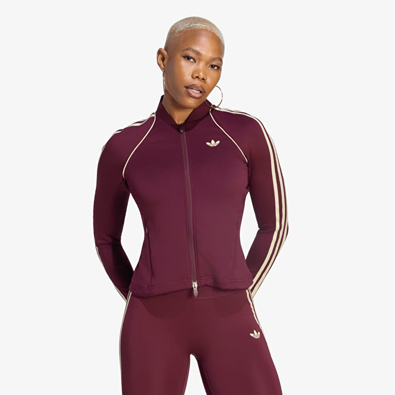 Hoodica adidas Originals Sport Superstar Midlayer Shirt Maroon