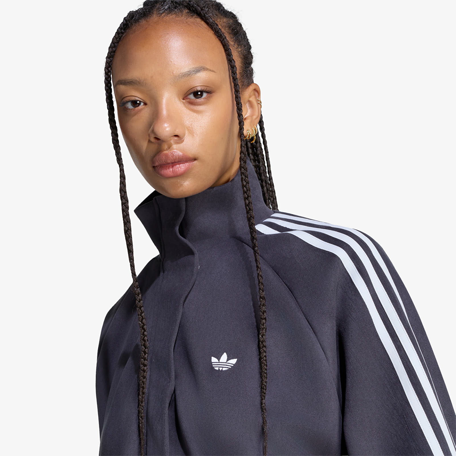 Bombers adidas Adilenium Season 6 Faux Suede Track Top Black