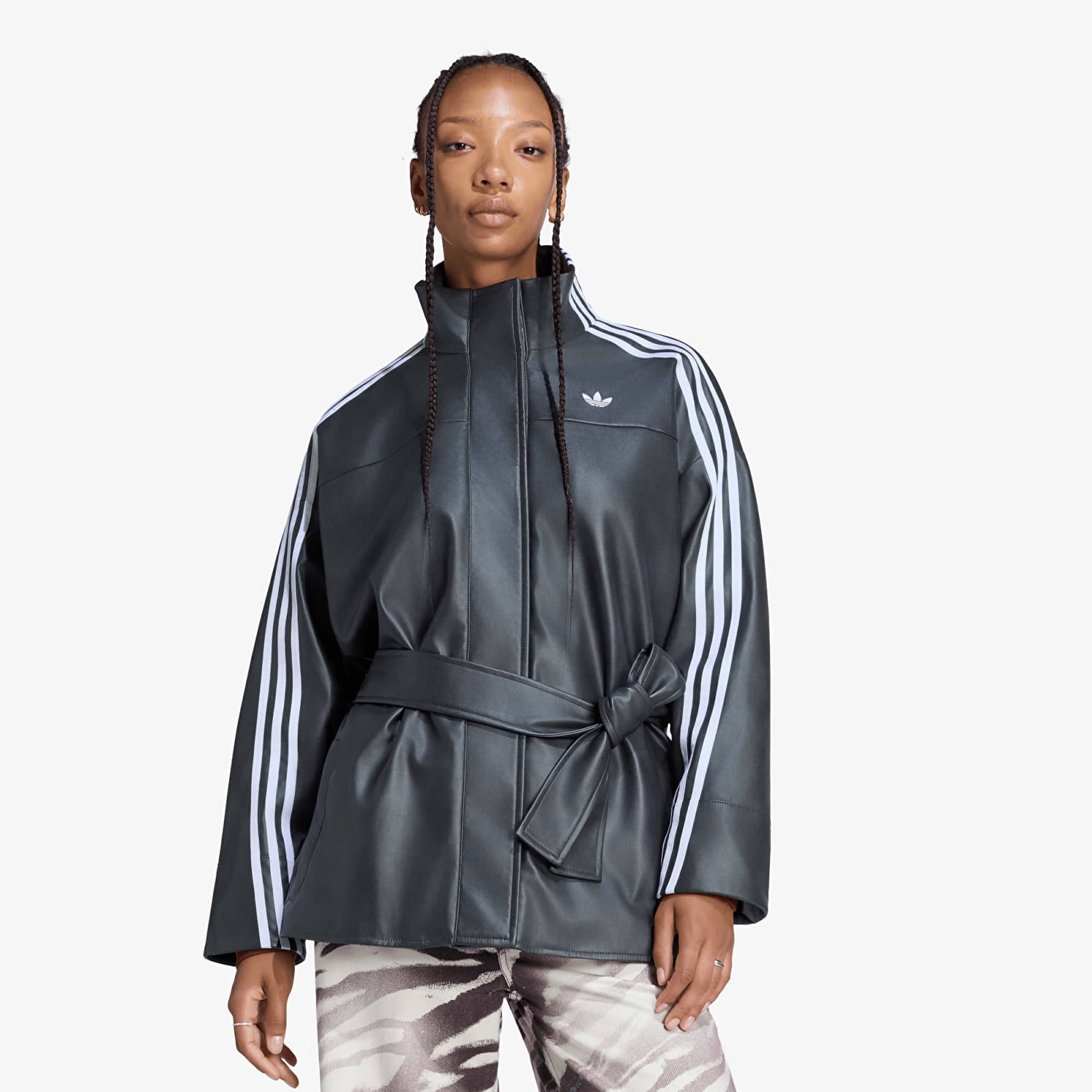 Bombery adidas Adilenium Season 6 Pleather Jacket Black