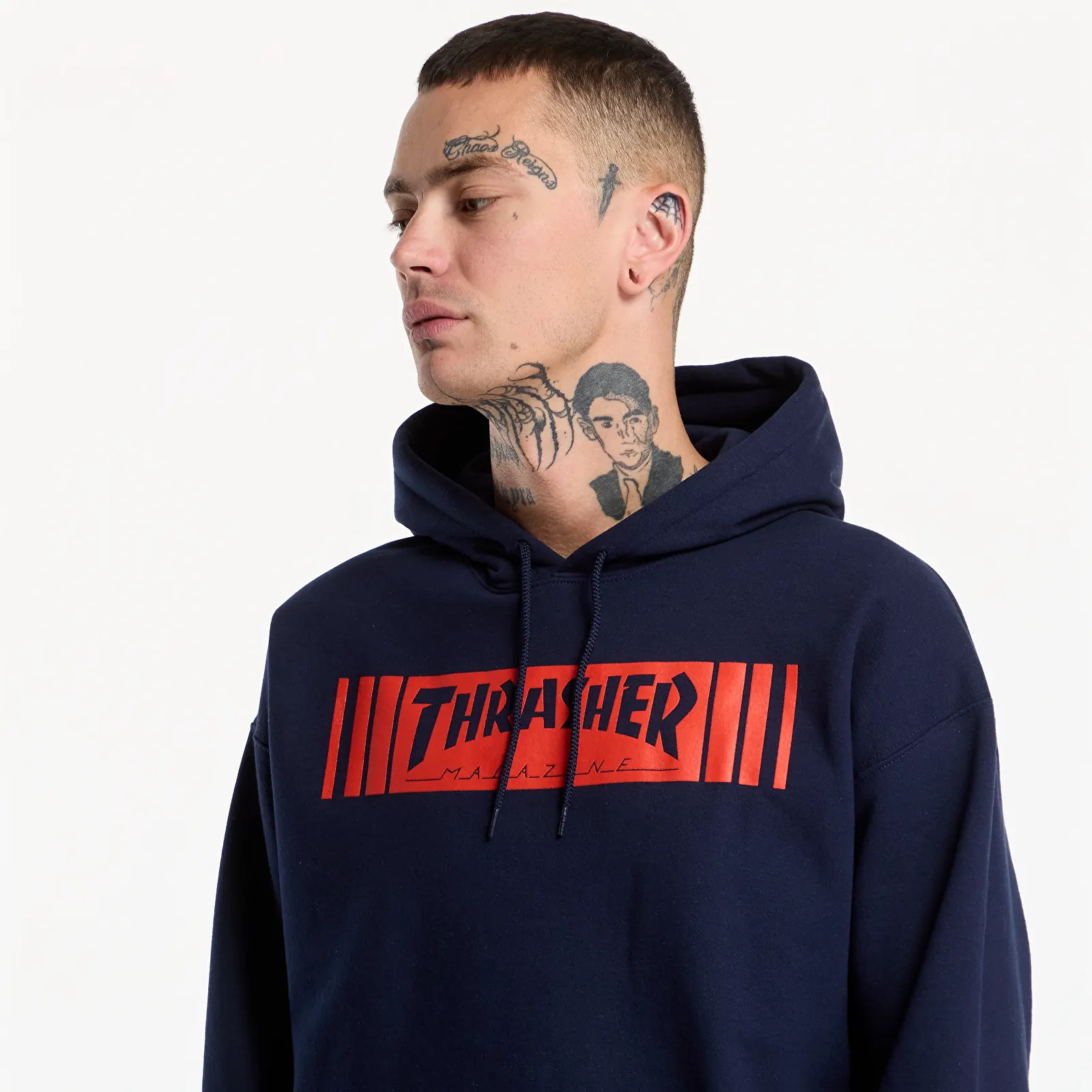 Hoodies and sweatshirts  Thrasher Bar Hoodie Navy