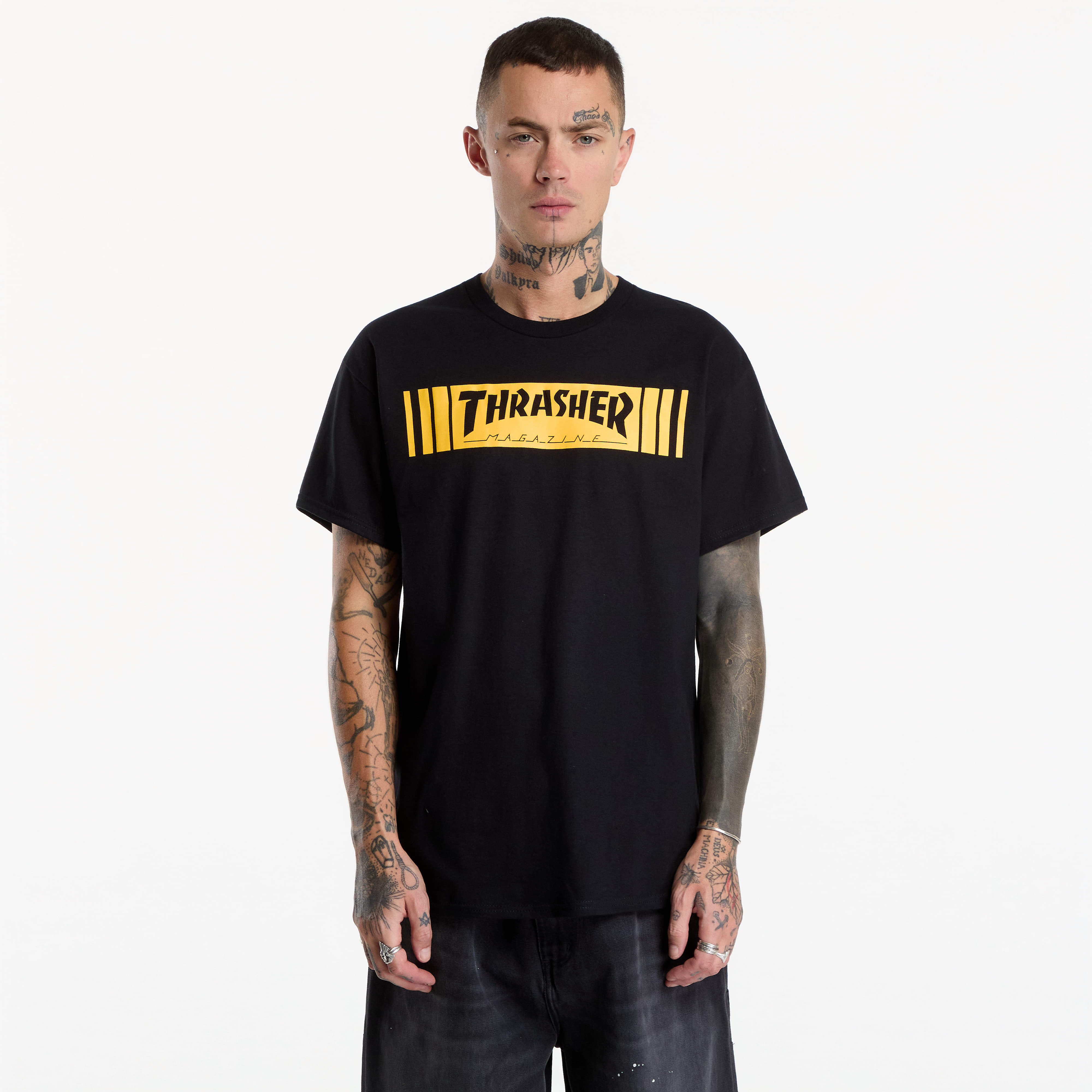 T-shirt Thrasher Bar T-Shirt Black XL