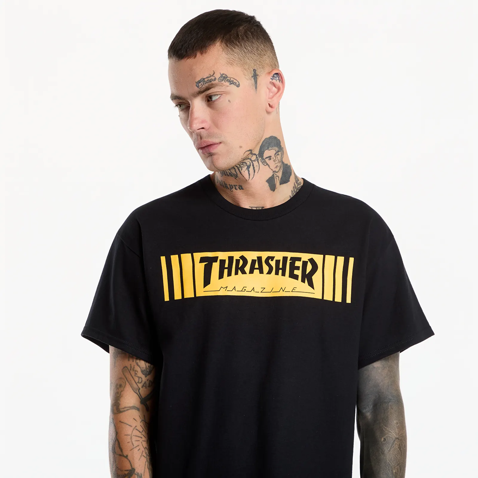 Koszulki Thrasher Bar T-Shirt Black