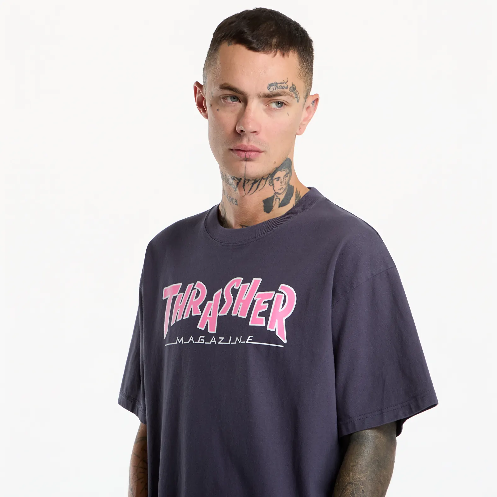 T-paidat Thrasher Parra Mag Vintage T-shirt Navy