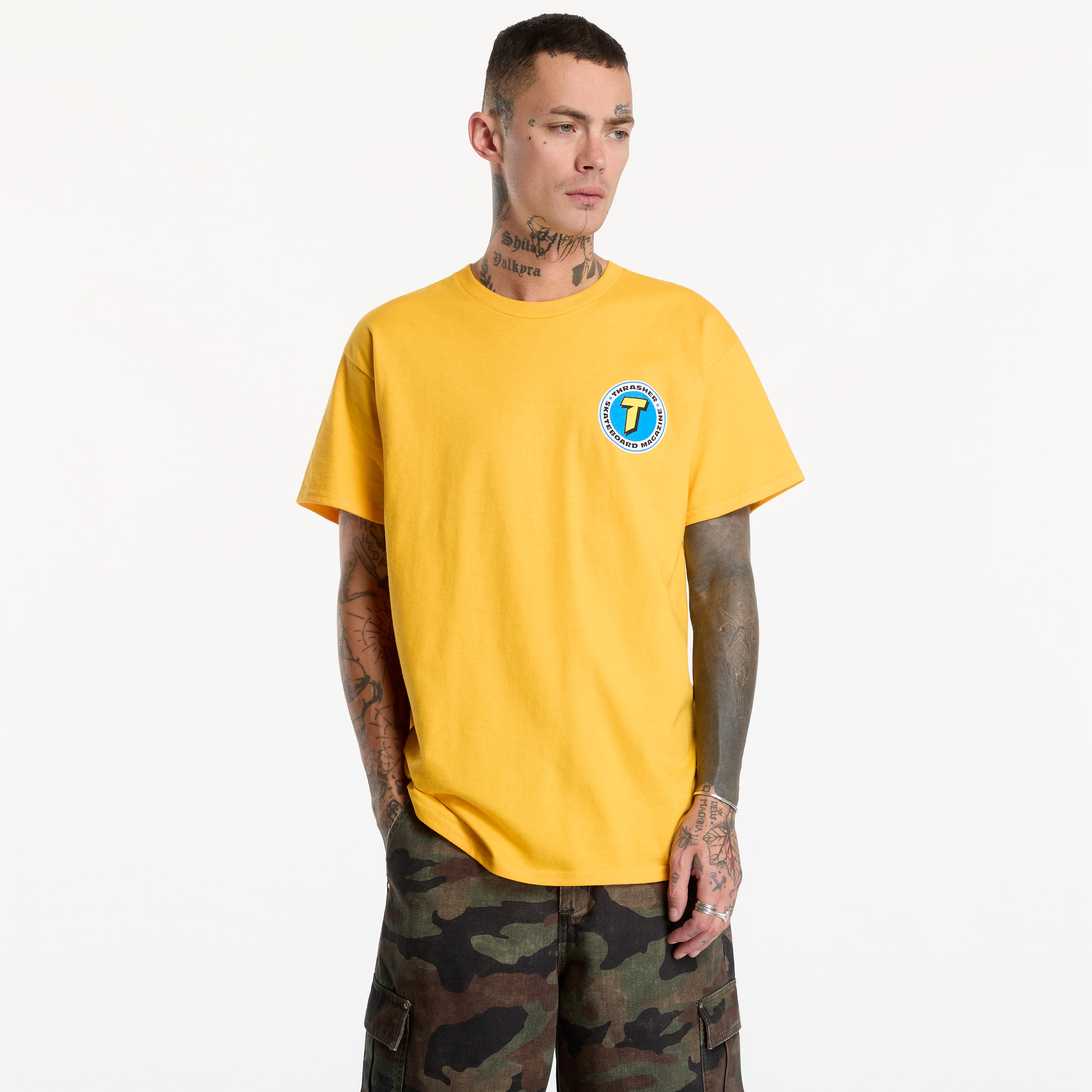T-shirt Thrasher Number 1 Redux T-Shirt Gold M