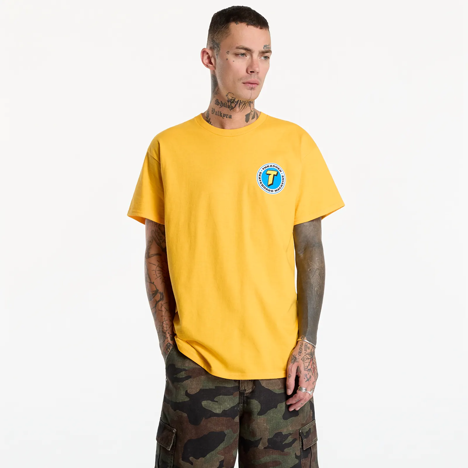 T-shirts Thrasher Number 1 Redux T-Shirt Gold