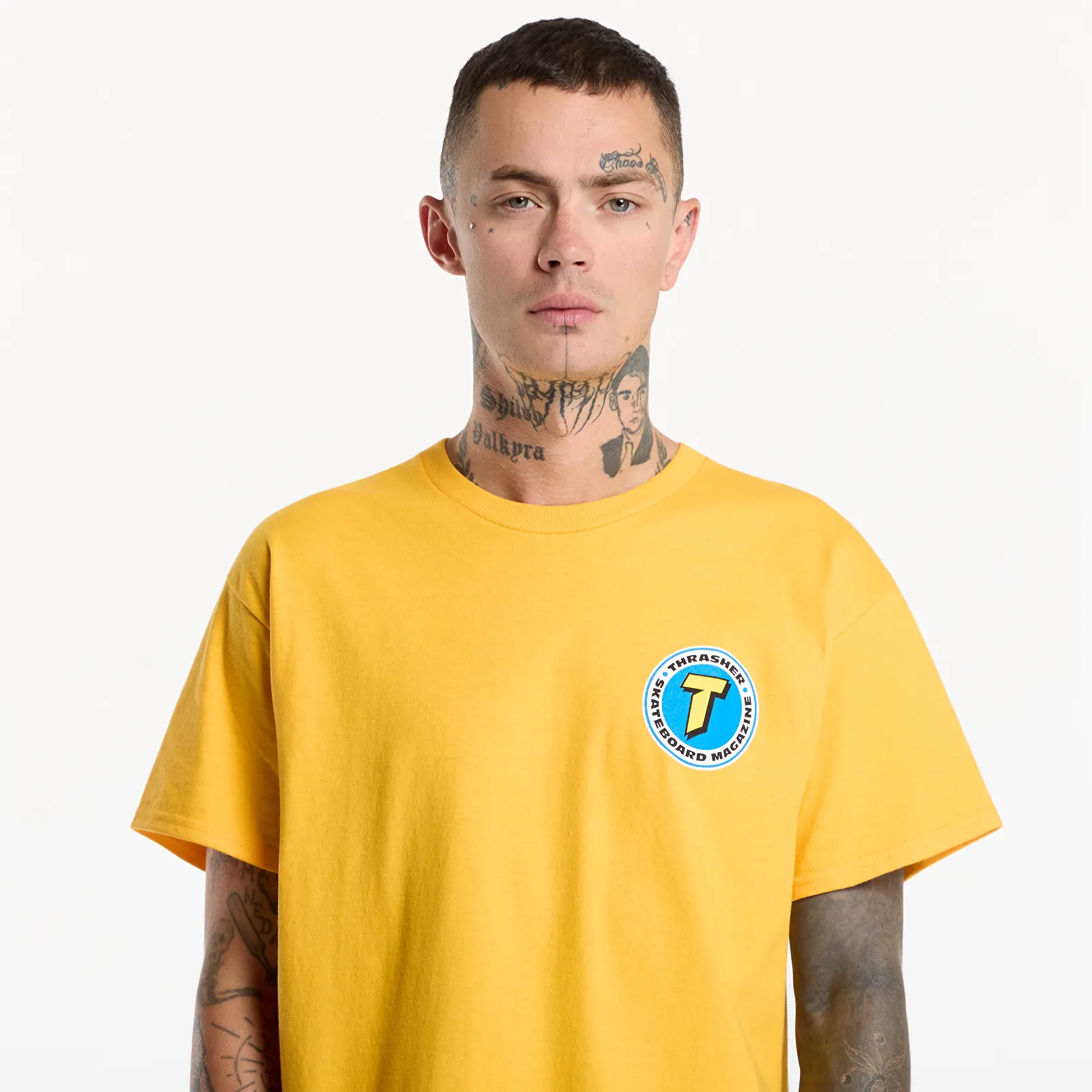 T-shirts Thrasher Number 1 Redux T-Shirt Gold