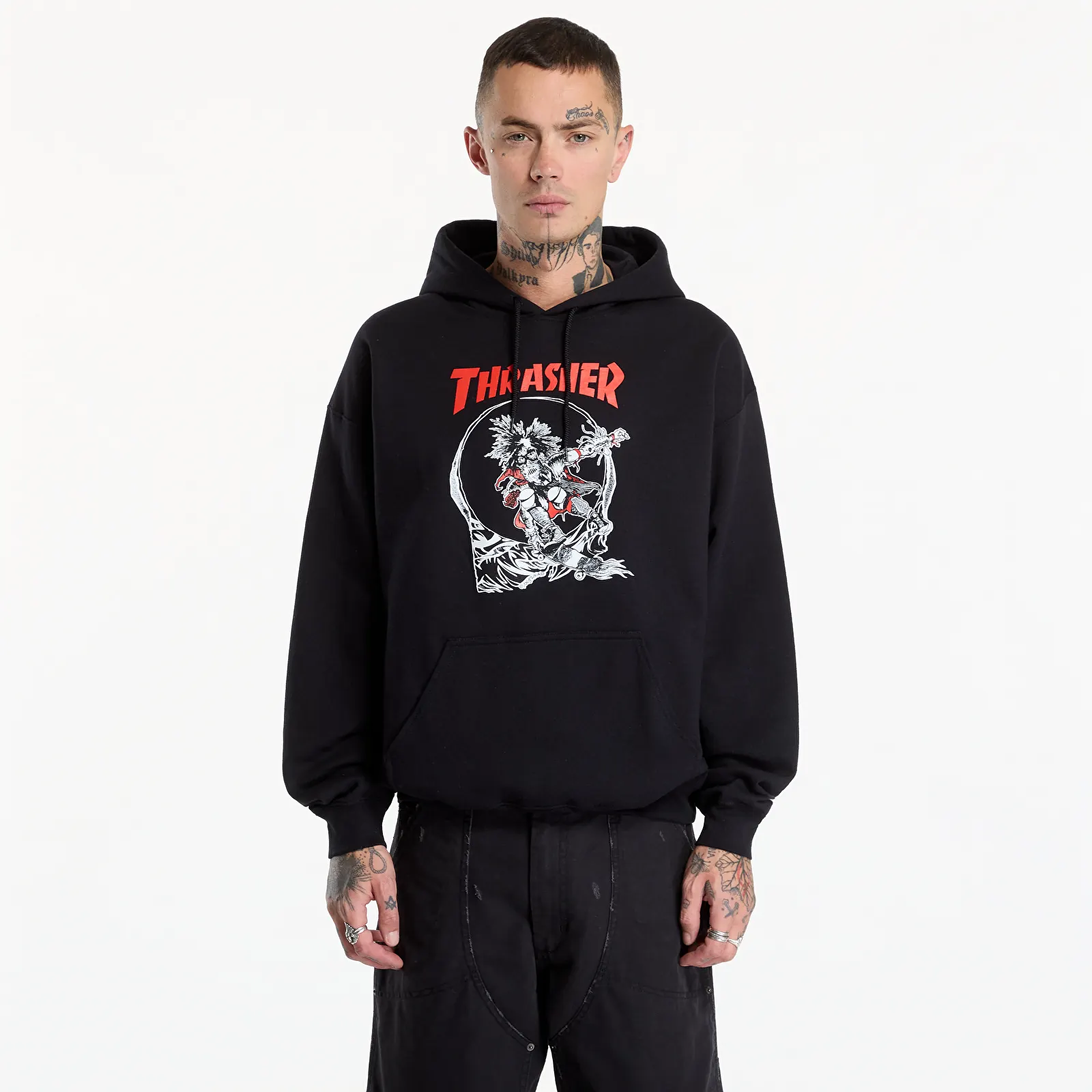 Hoodies and sweatshirts  Thrasher Outlaw Hoodie Black