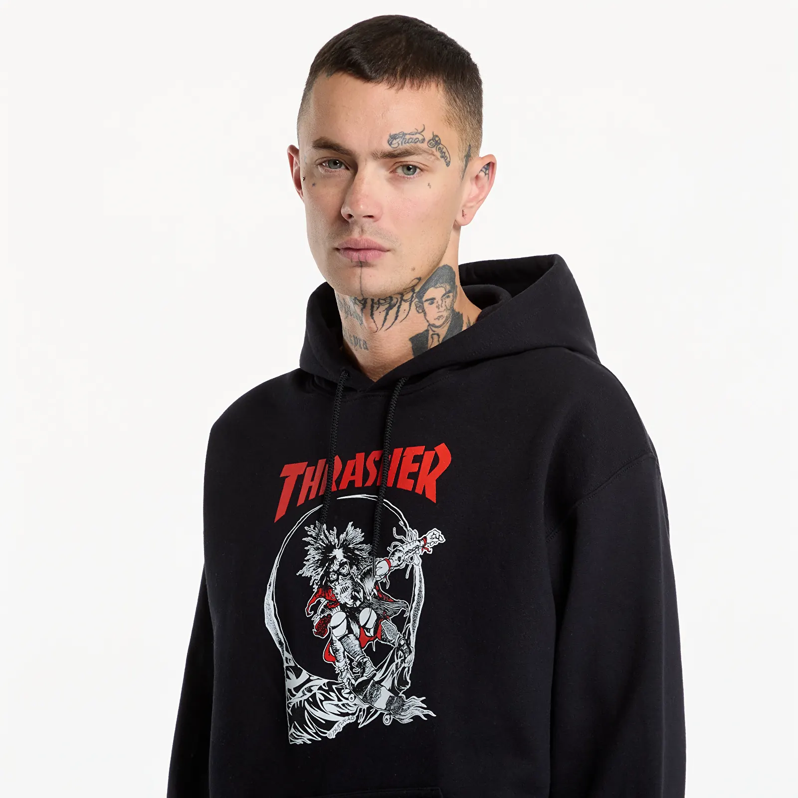 Hoodies and sweatshirts  Thrasher Outlaw Hoodie Black