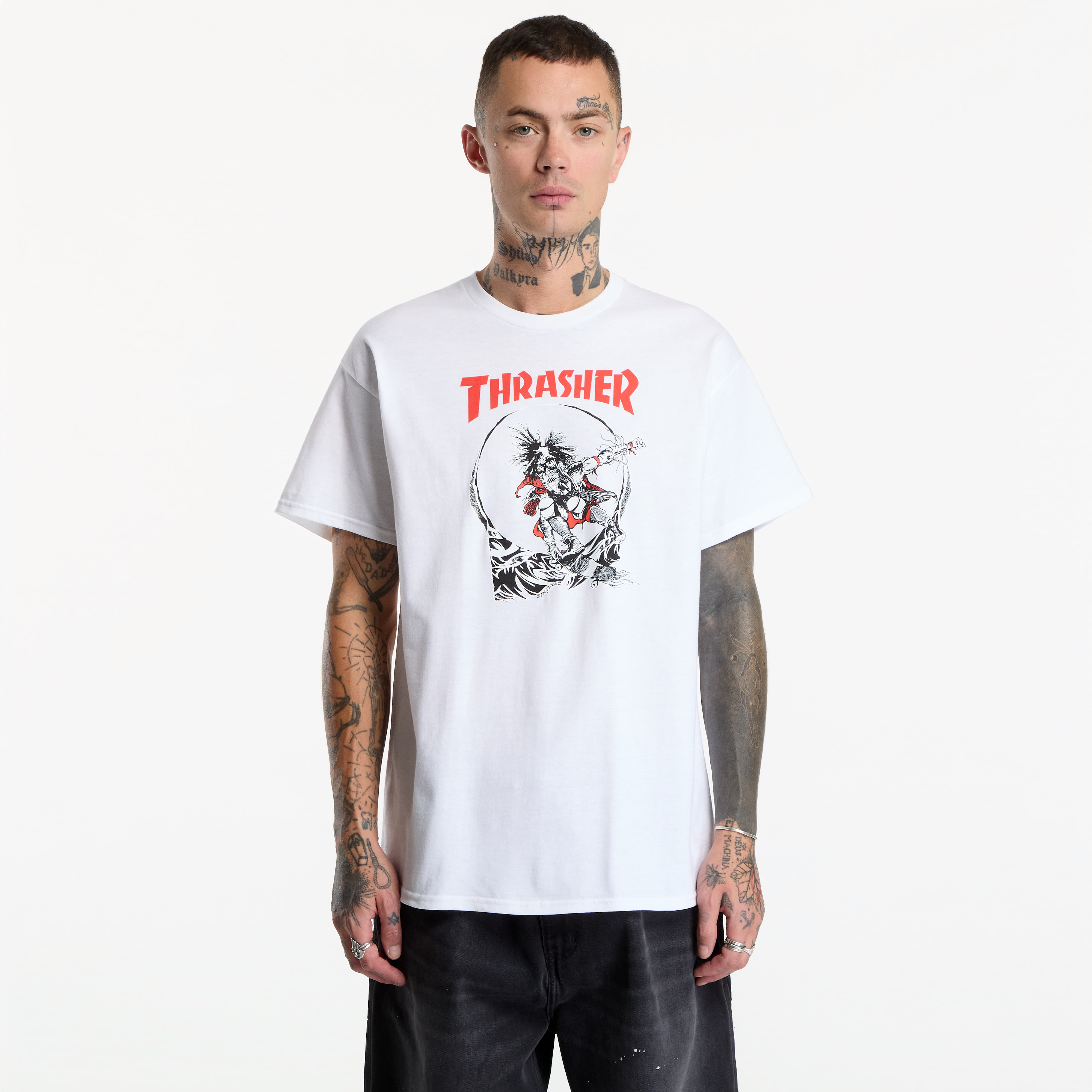 T-shirt Thrasher Outlaw T-Shirt White XL