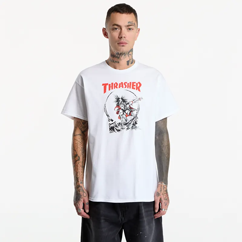 T-shirt Thrasher Outlaw T-Shirt White
