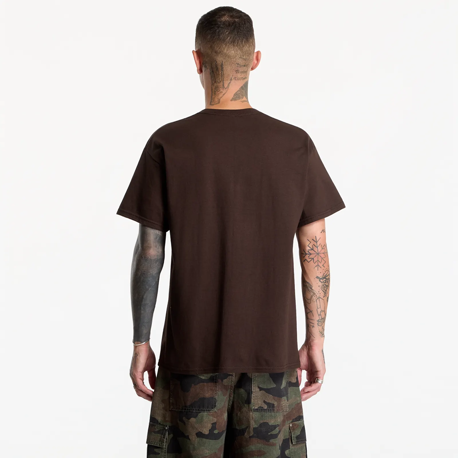 T-shirts Thrasher Blocks T-Shirt Dark Chocolate