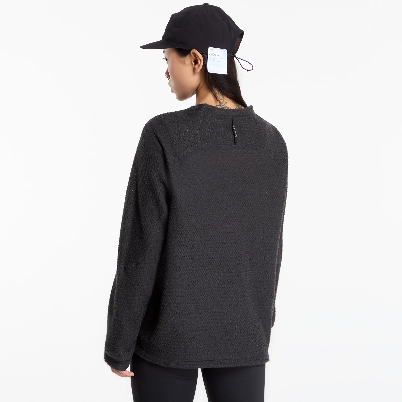Mikiny Satisfy FuzzFleece AD Long Tee UNISEX Phantom