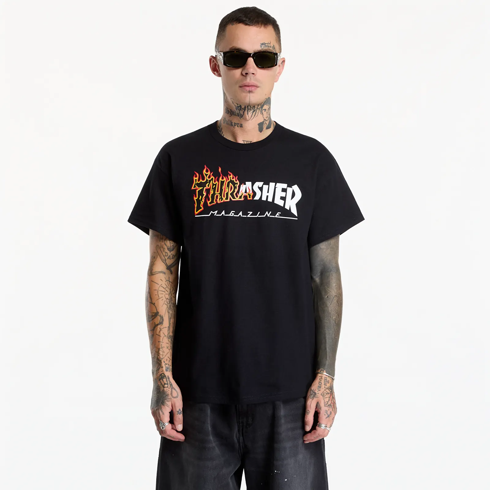 Koszulki Thrasher Ignite T-shirt Black