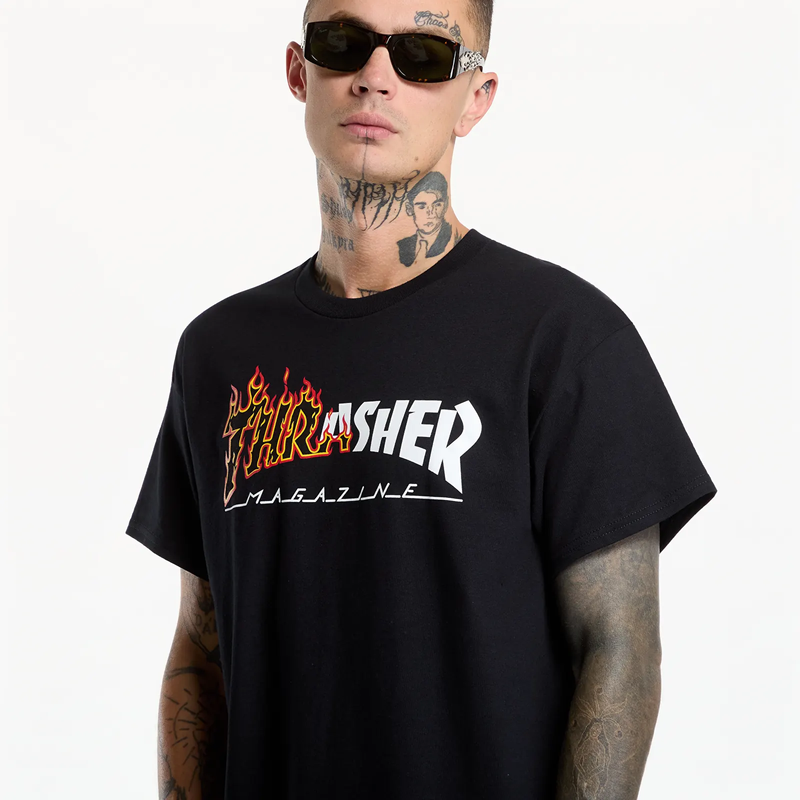 Koszulki Thrasher Ignite T-shirt Black