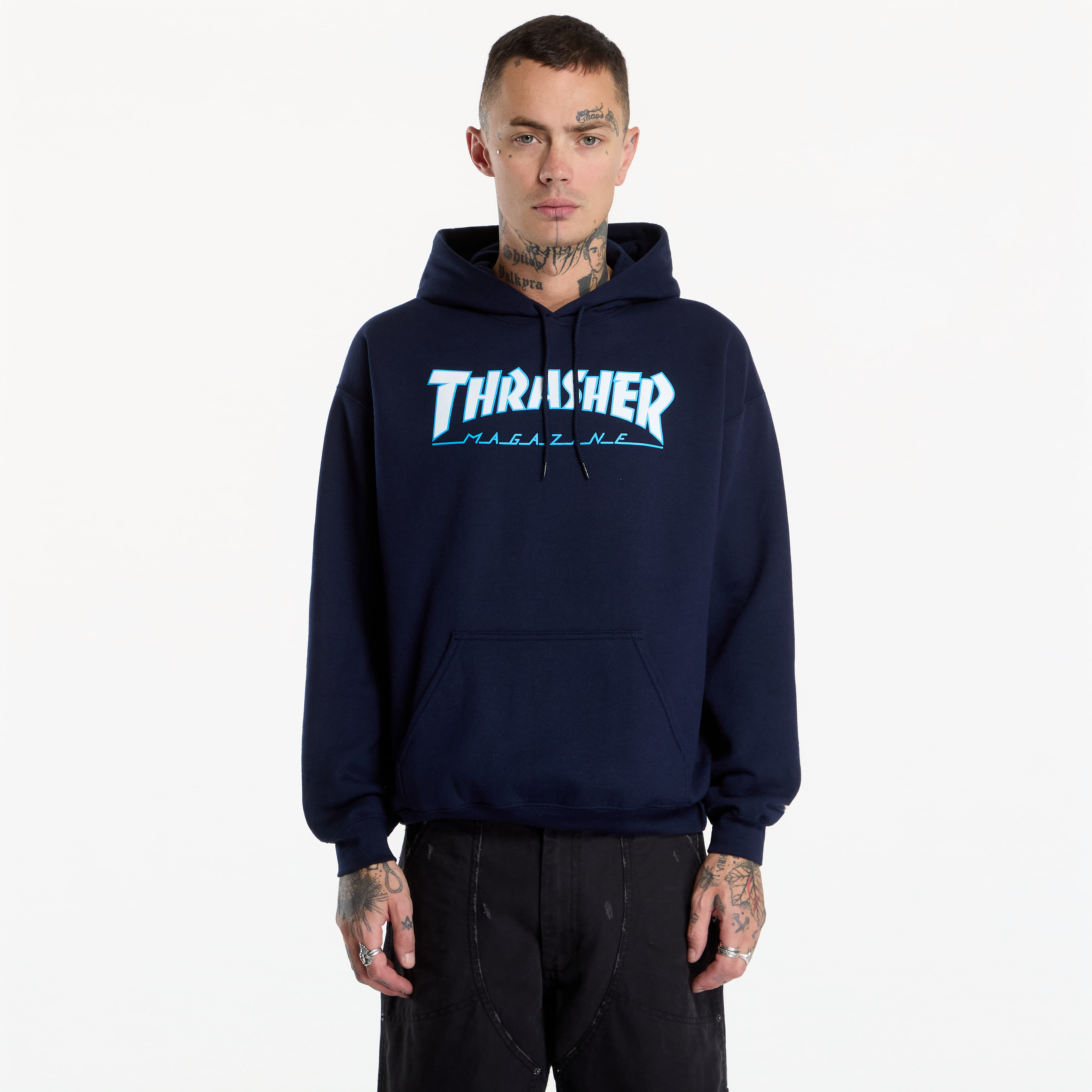 Sweatshirt Thrasher Outlined Hoodie Navy XL