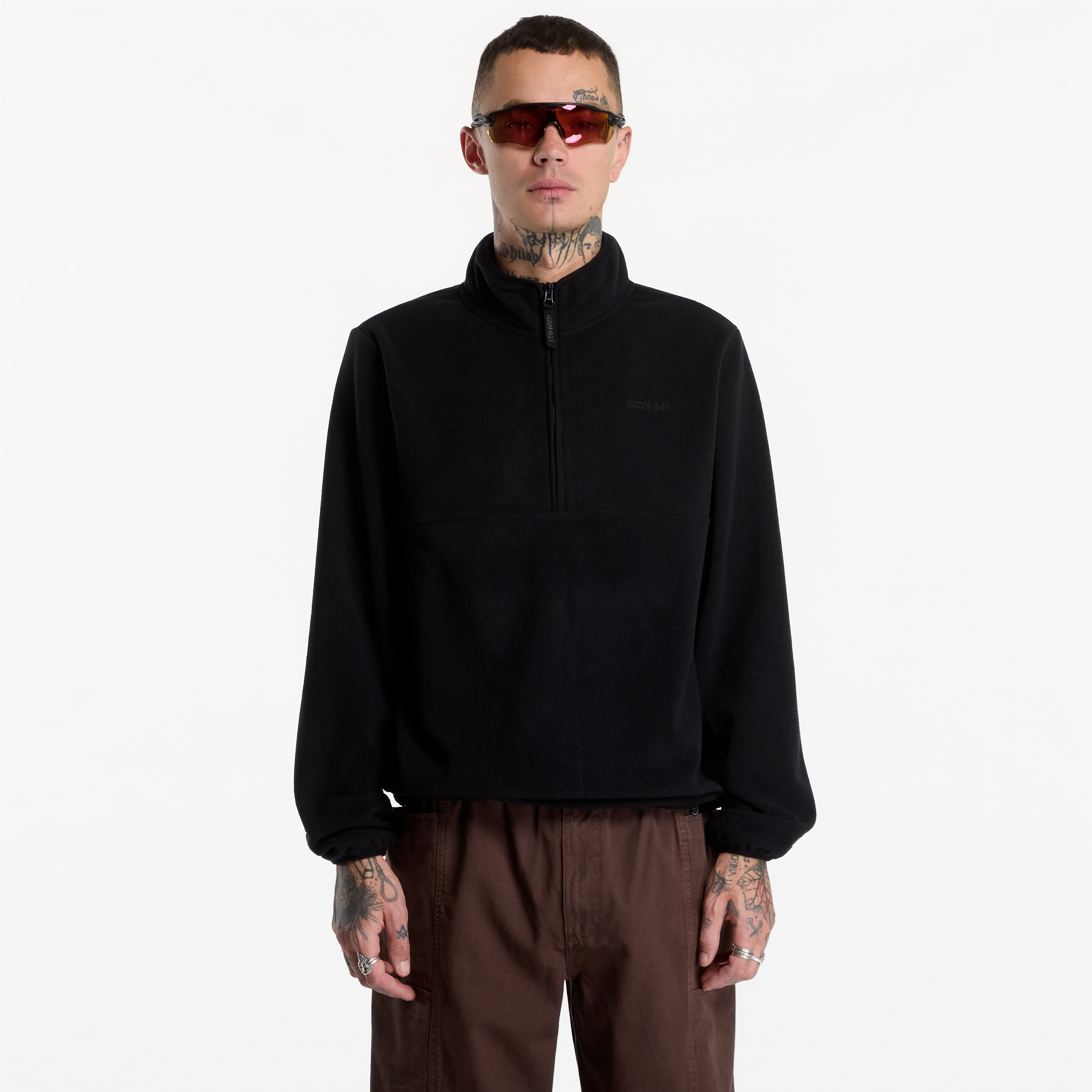 Sweatshirt Gramicci Thermal Fleece Pullover Black S
