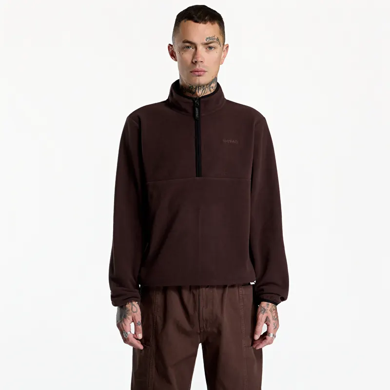 Sweatshirt Gramicci Thermal Fleece Pullover Deep Brown