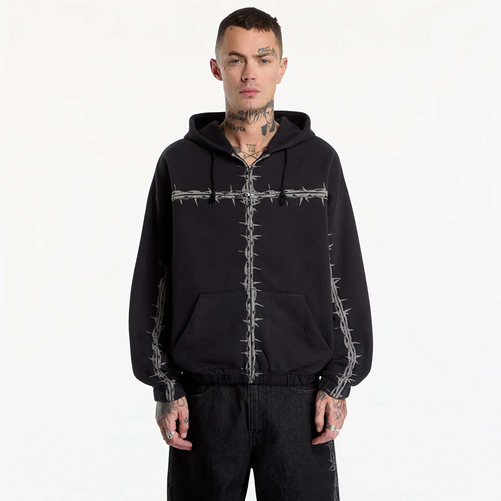 Hoodies and sweatshirts  Vans A.O.D. T Zipped Hoodie Black