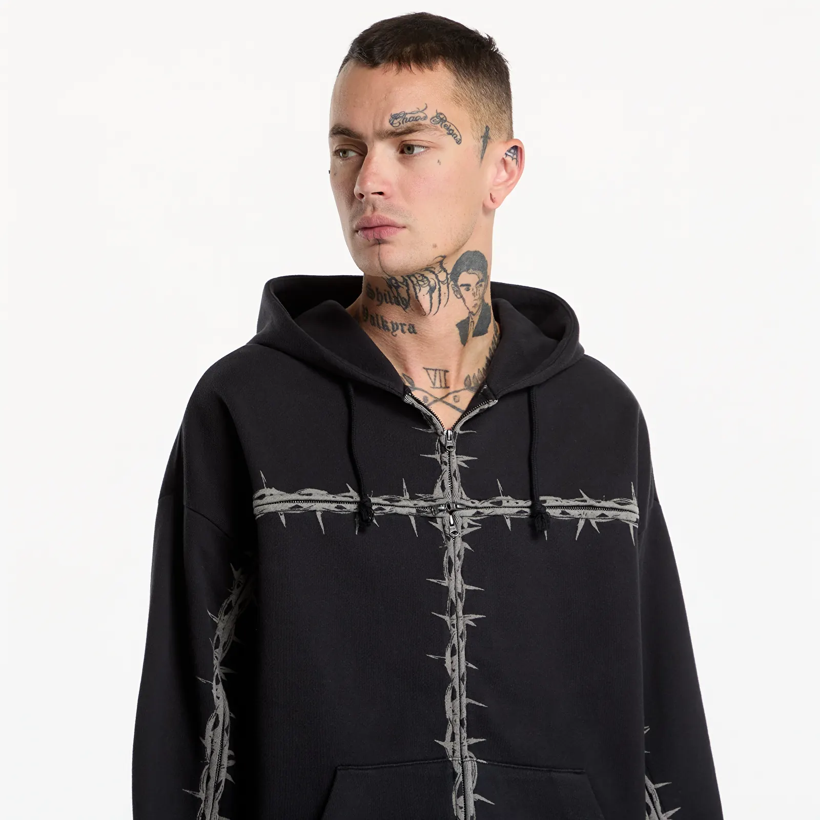 Hoodies and sweatshirts  Vans A.O.D. T Zipped Hoodie Black
