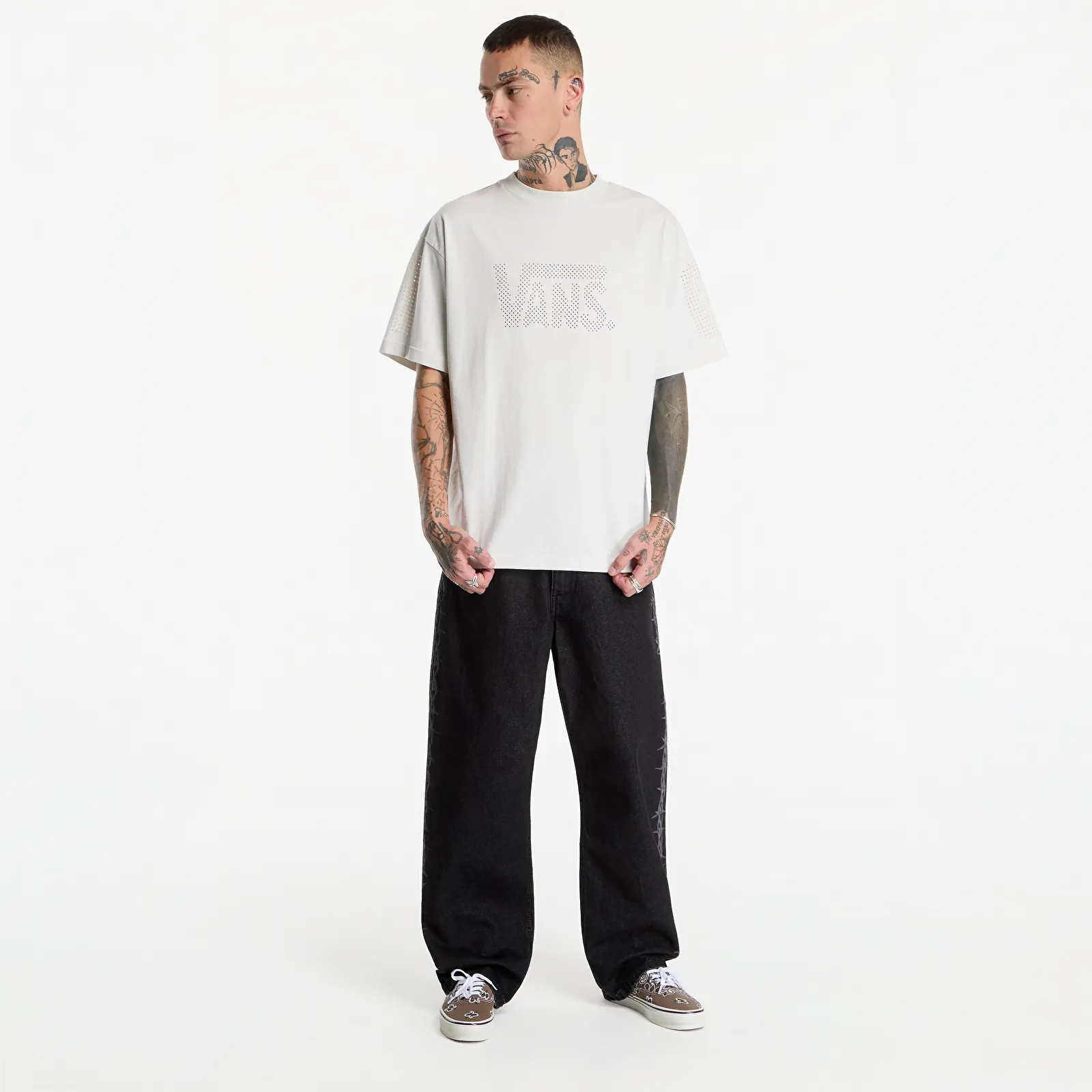T-shirts  Vans A.O.D. Lasered T-Shirt Vaporous Gray