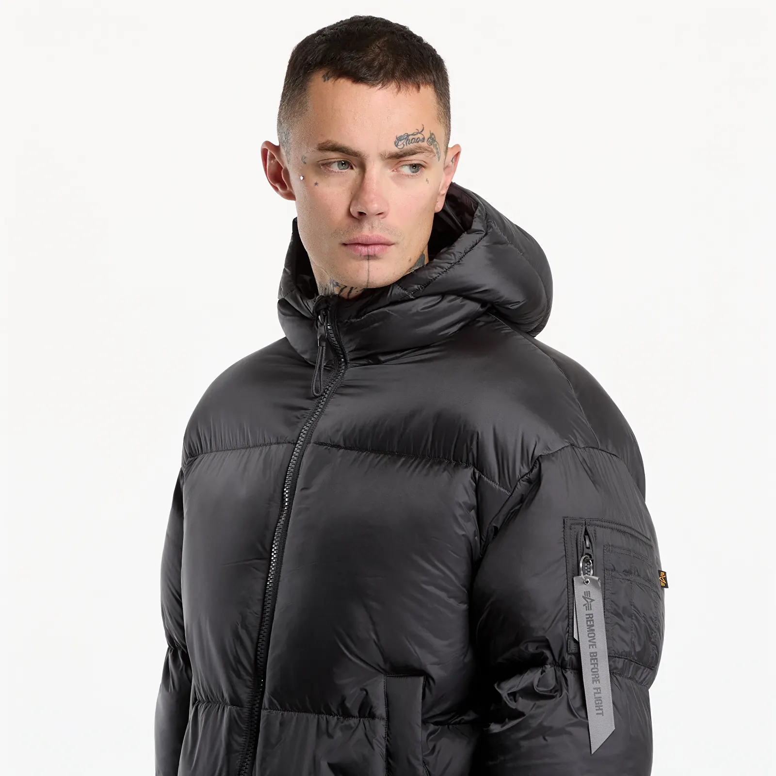Vestes en duvet homme Alpha Industries Cloud Puffer Bomber Vintage Grey