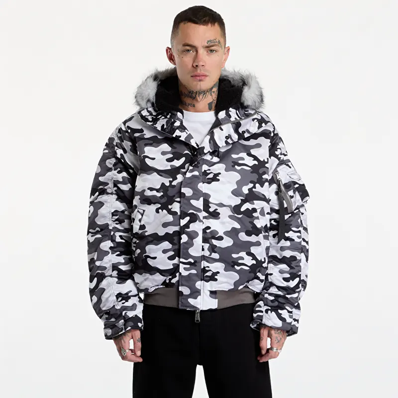 Alpha Industries N-2B Base Camo UV Snowdrift Woodland Camo