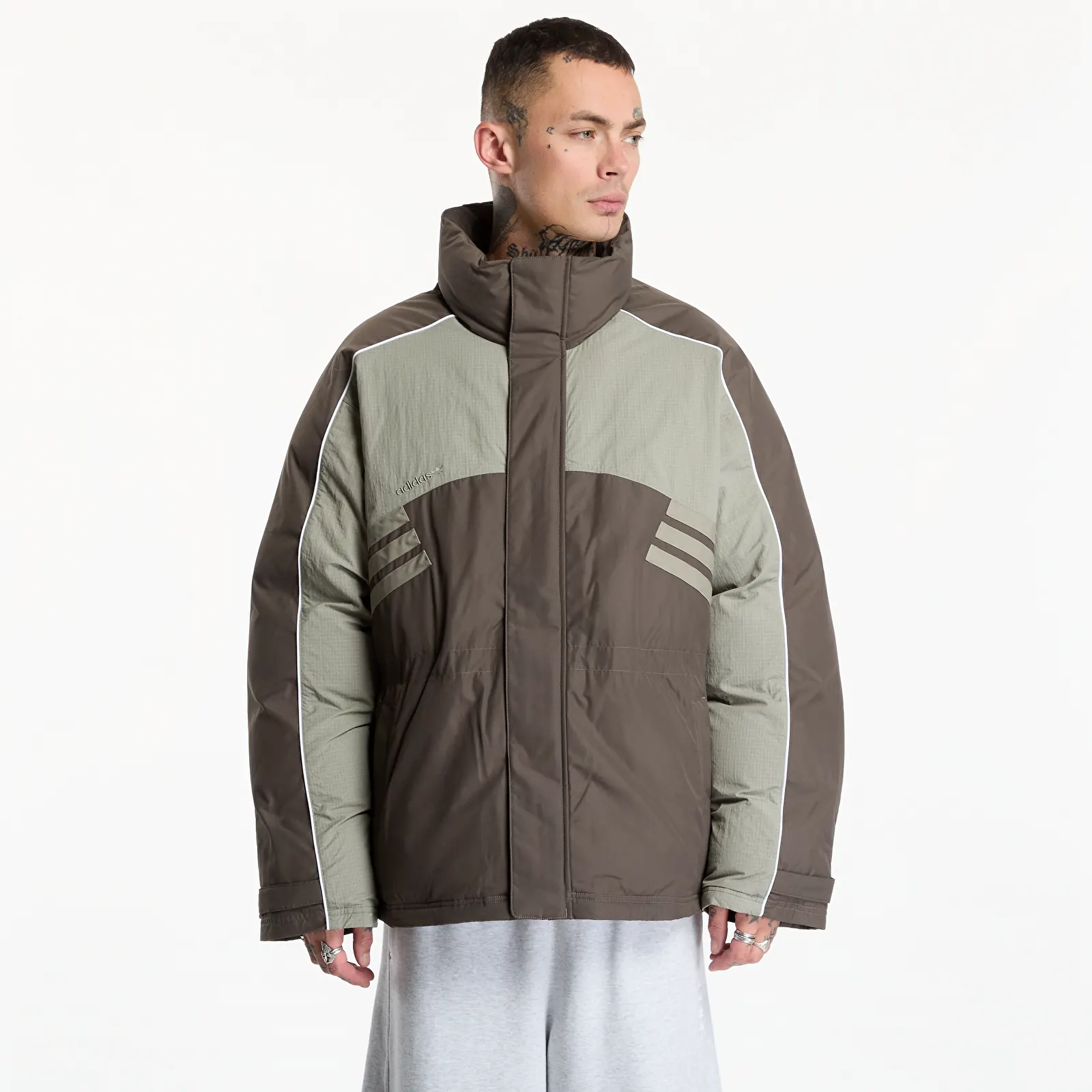 Péřovky adidas Oversized Cutline Jacket Branch