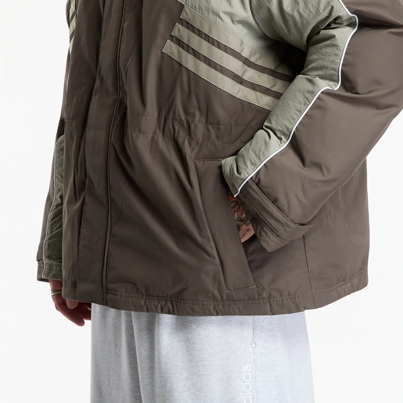 Péřovky adidas Oversized Cutline Jacket Branch