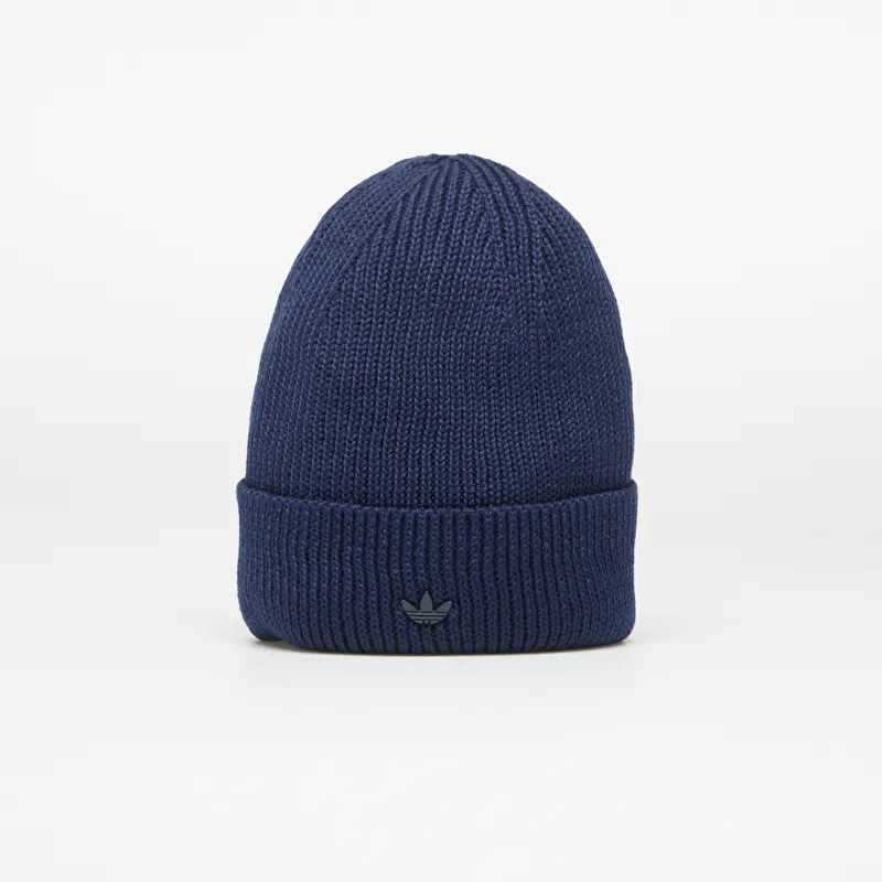 Bonnet adidas Everyday Icons Beanie With Tonal Metal Trefoil Night Indigo
