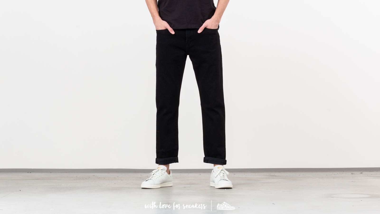 Pants Levi's® Hi Ball Roll Jeans Black
