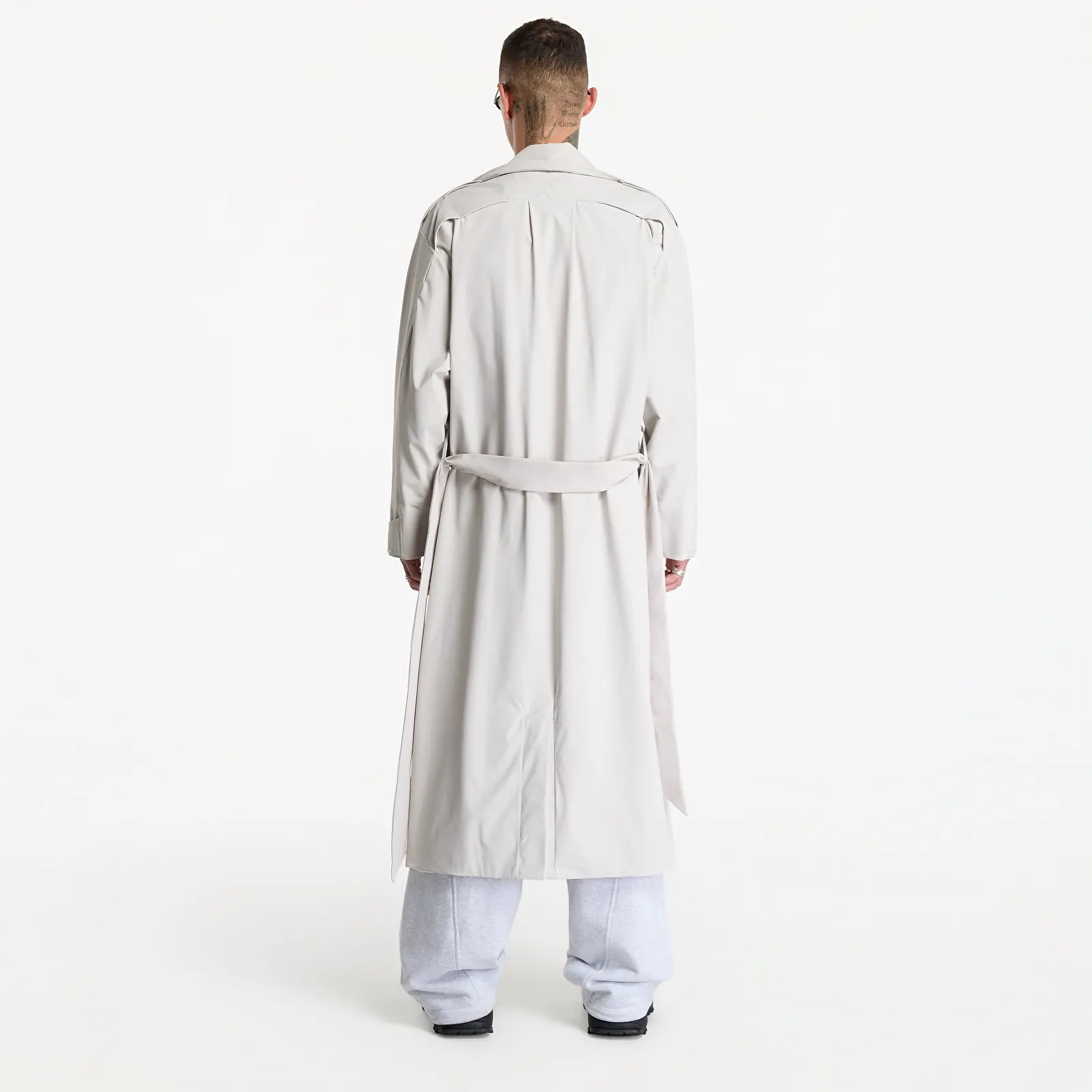 Mantlid adidas x entire studios Uniform Trenchcoat Chalk Pearl