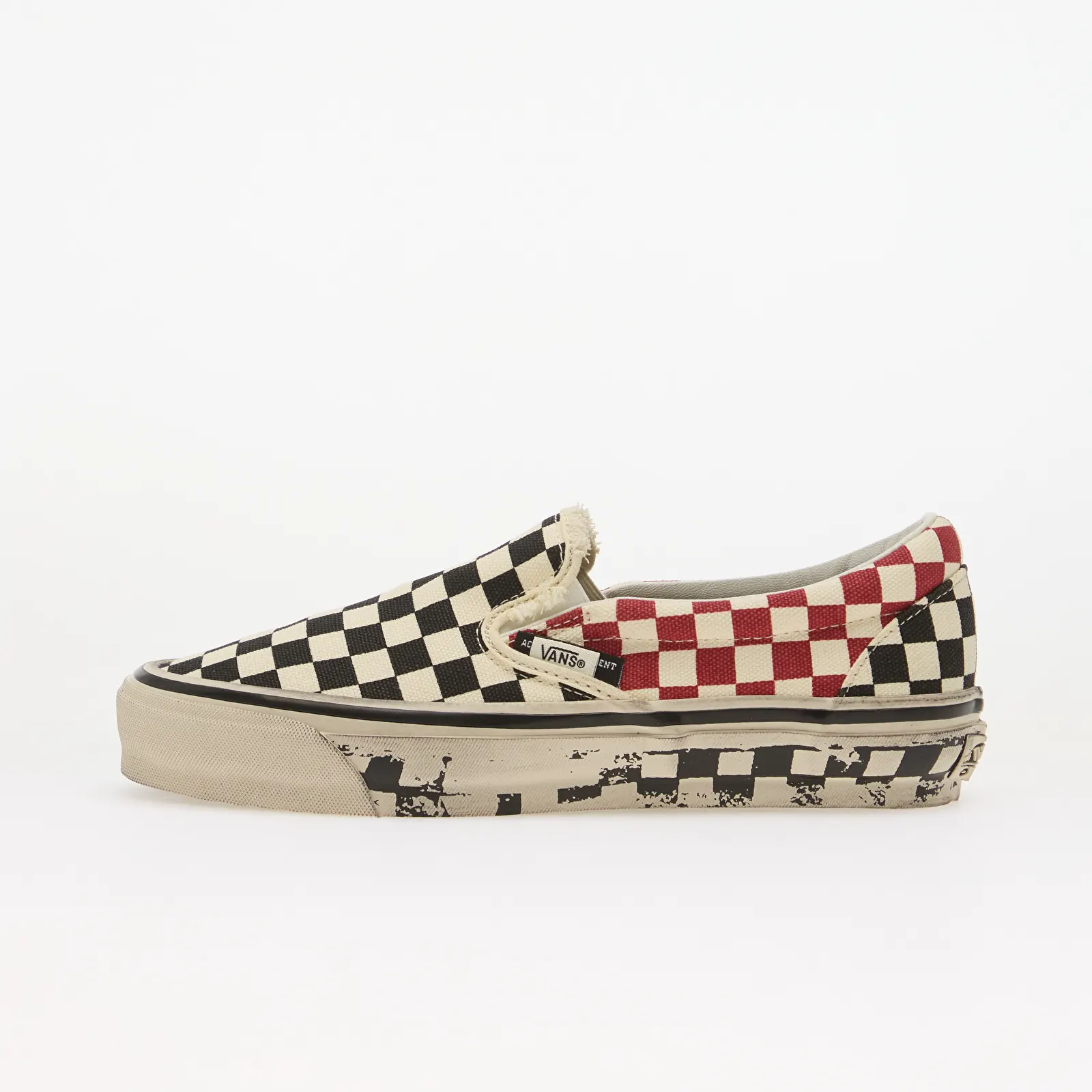 Skor för män Vans LX Classic Slip-On 98 Black/Checkerboard