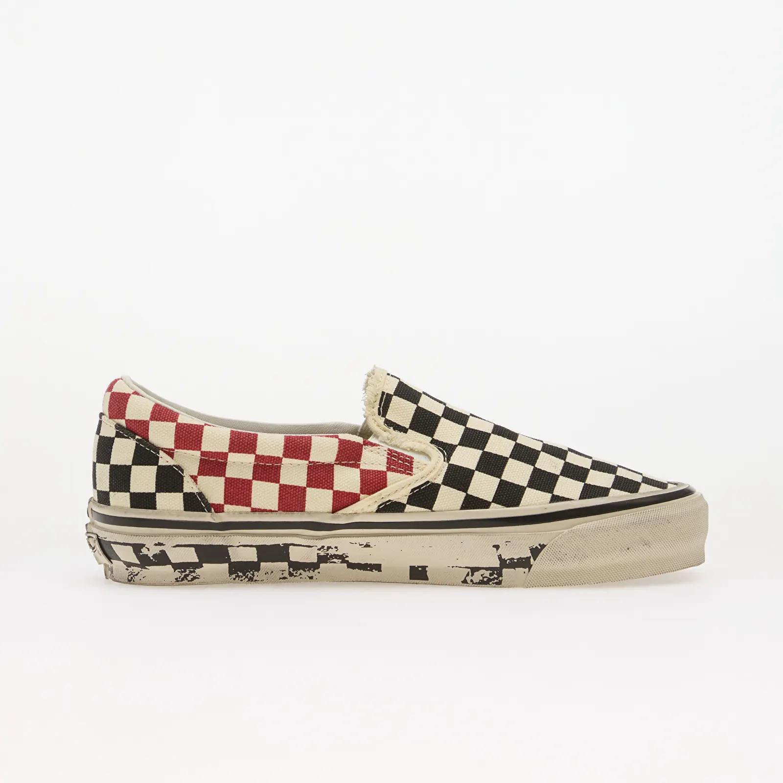Skor för män Vans LX Classic Slip-On 98 Black/Checkerboard