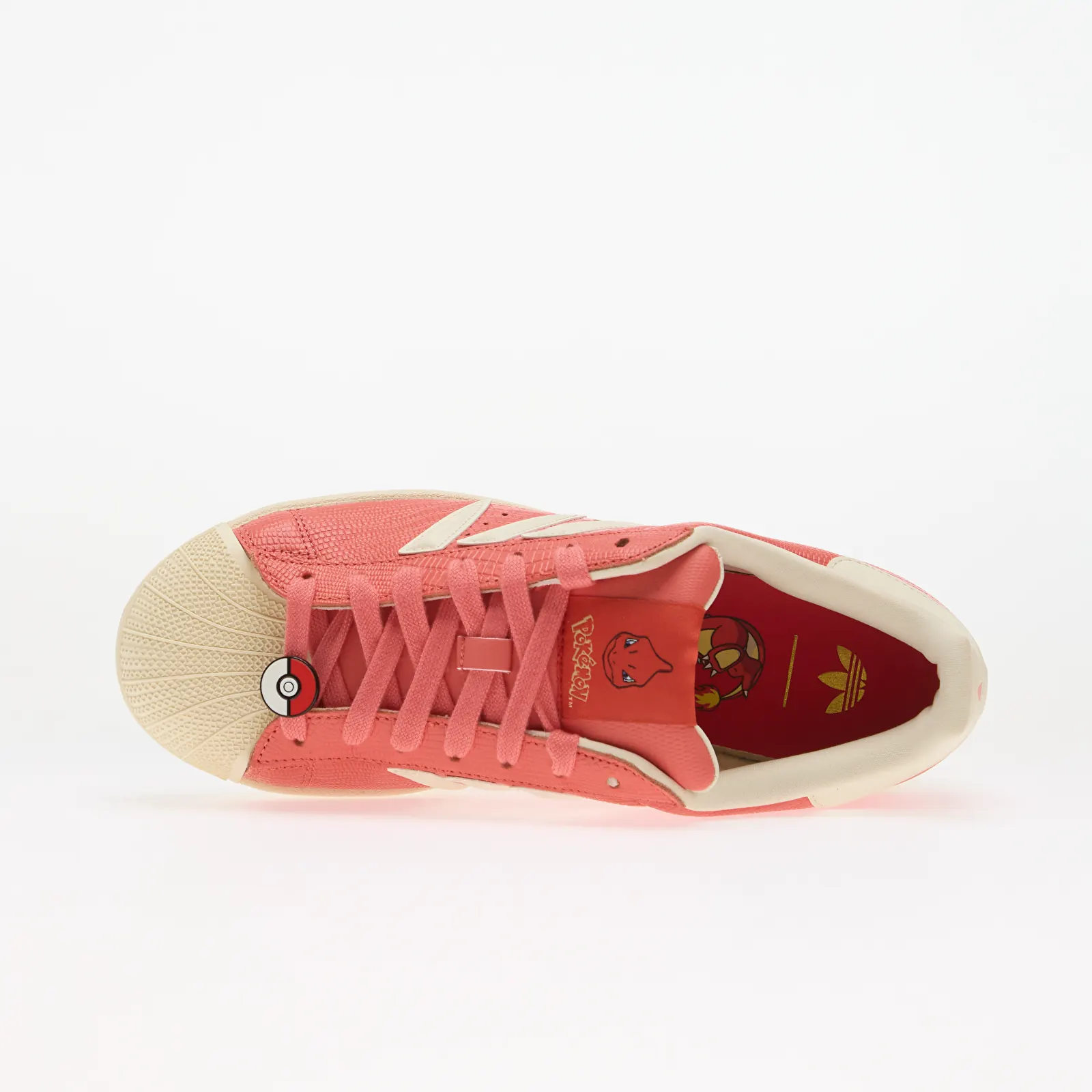 Meeste kingad adidas Pokemon Superstar II (Charmeleon) Preloved Scarlet/ Preloved Scarlet/ Cream White