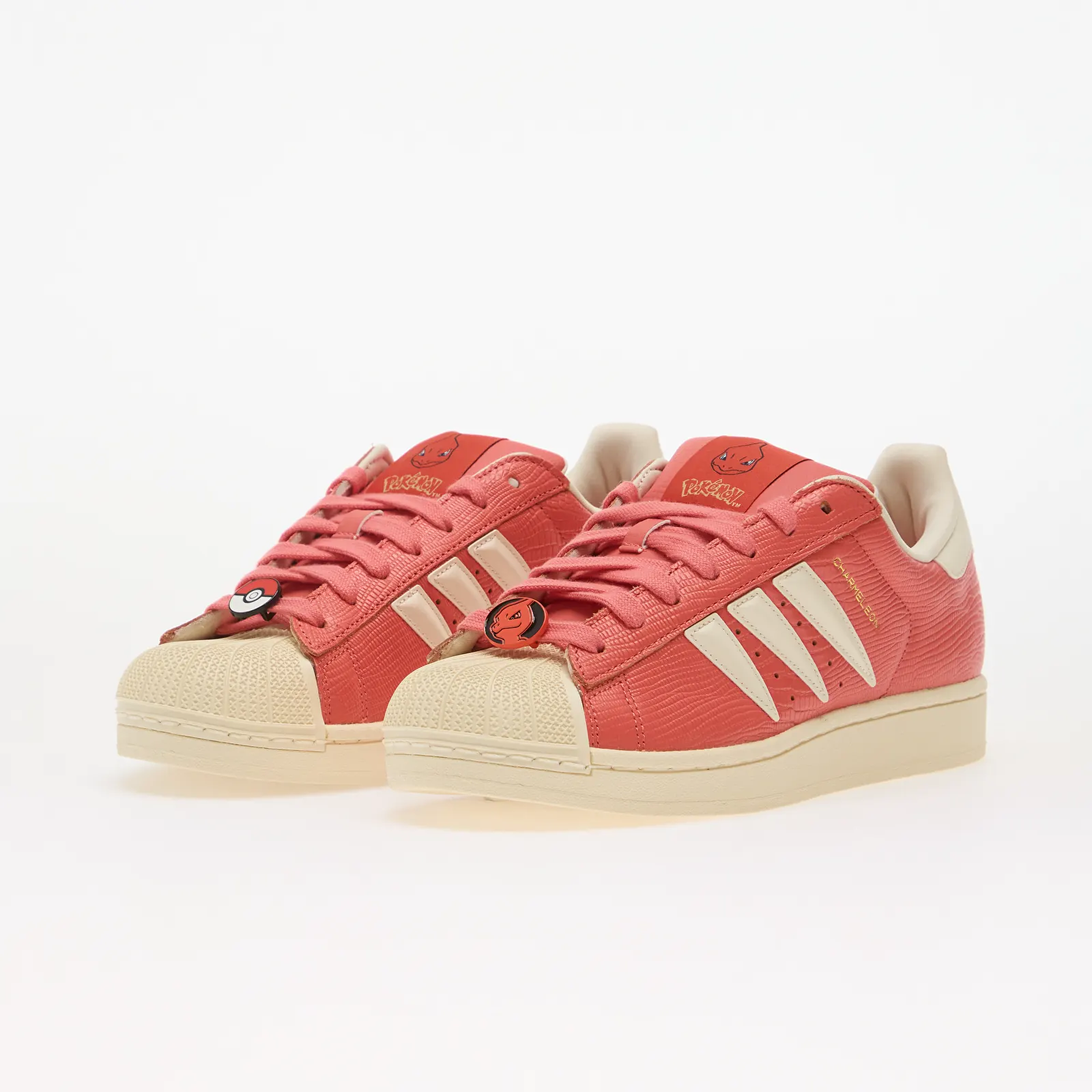 Meeste kingad adidas Pokemon Superstar II (Charmeleon) Preloved Scarlet/ Preloved Scarlet/ Cream White