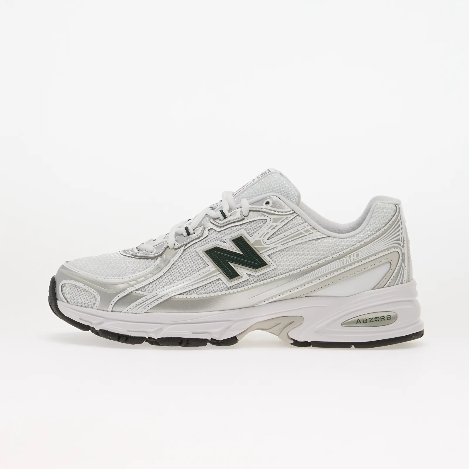 Мъжки кецове и обувки New Balance 740 White/ Nordic Green