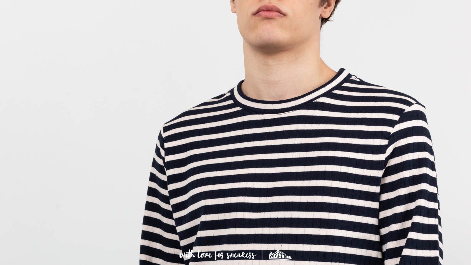 Sweaters A.P.C. Mecano Ribbed Fleece Sweatshirt Dark Navy Blue Footshop