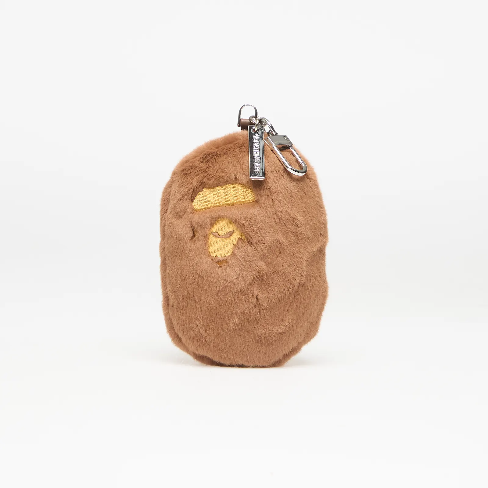 Other accessories A Bathing Ape Ape Head Faux Fur Keychain Brown