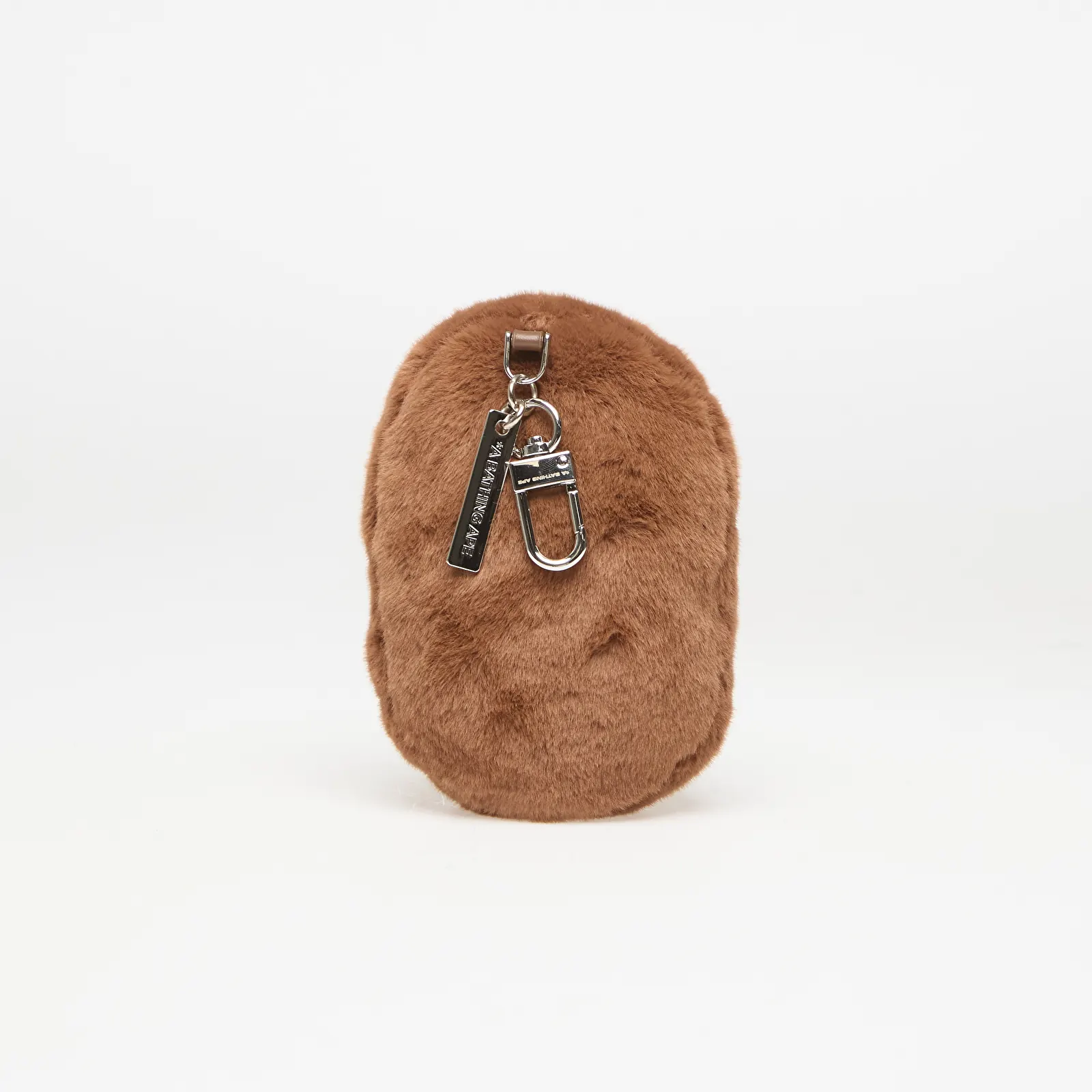 Other accessories A Bathing Ape Ape Head Faux Fur Keychain Brown