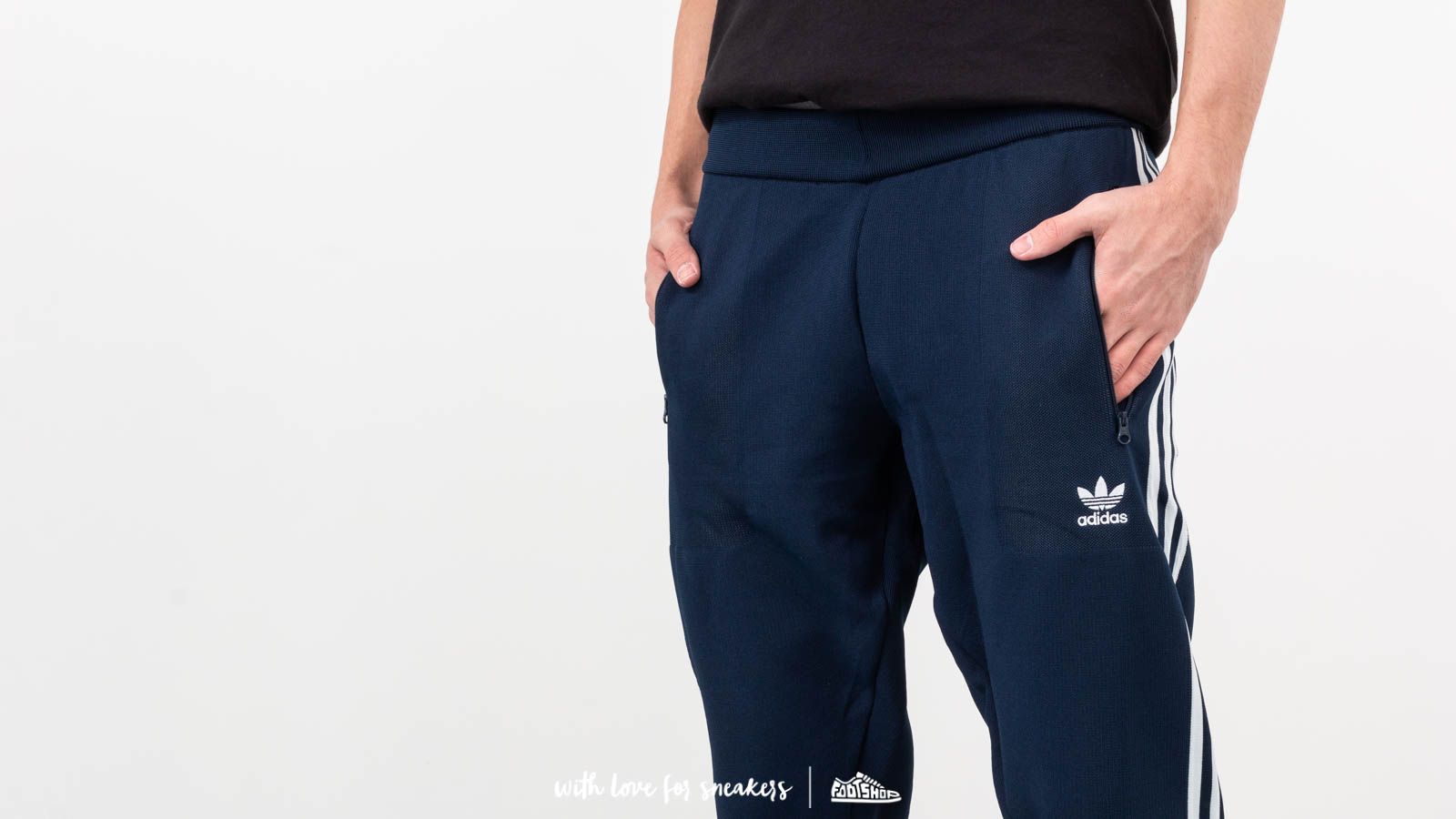 Pants and jeans adidas Originals BF Knit Tracksuit Pants Navy