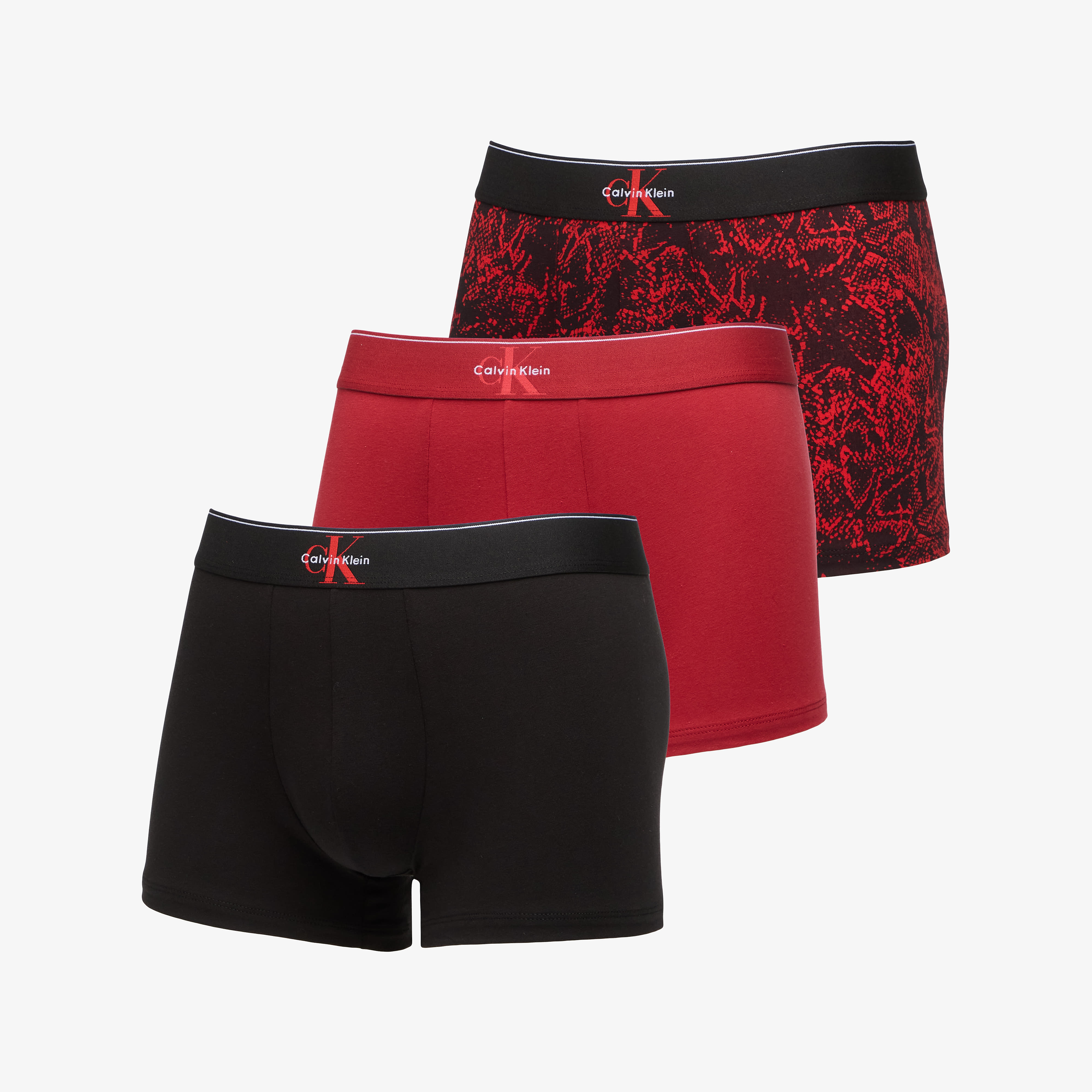 Boxeri Calvin Klein Trunk 3-Pack Red S