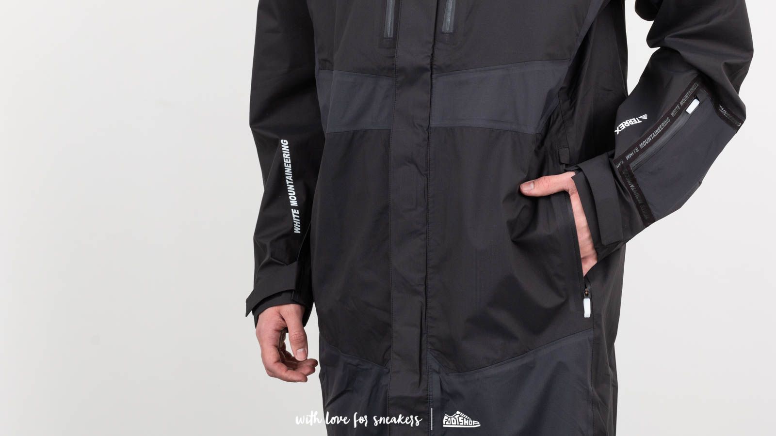 Regenschutz adidas Terrex WM 3L Jacket Black